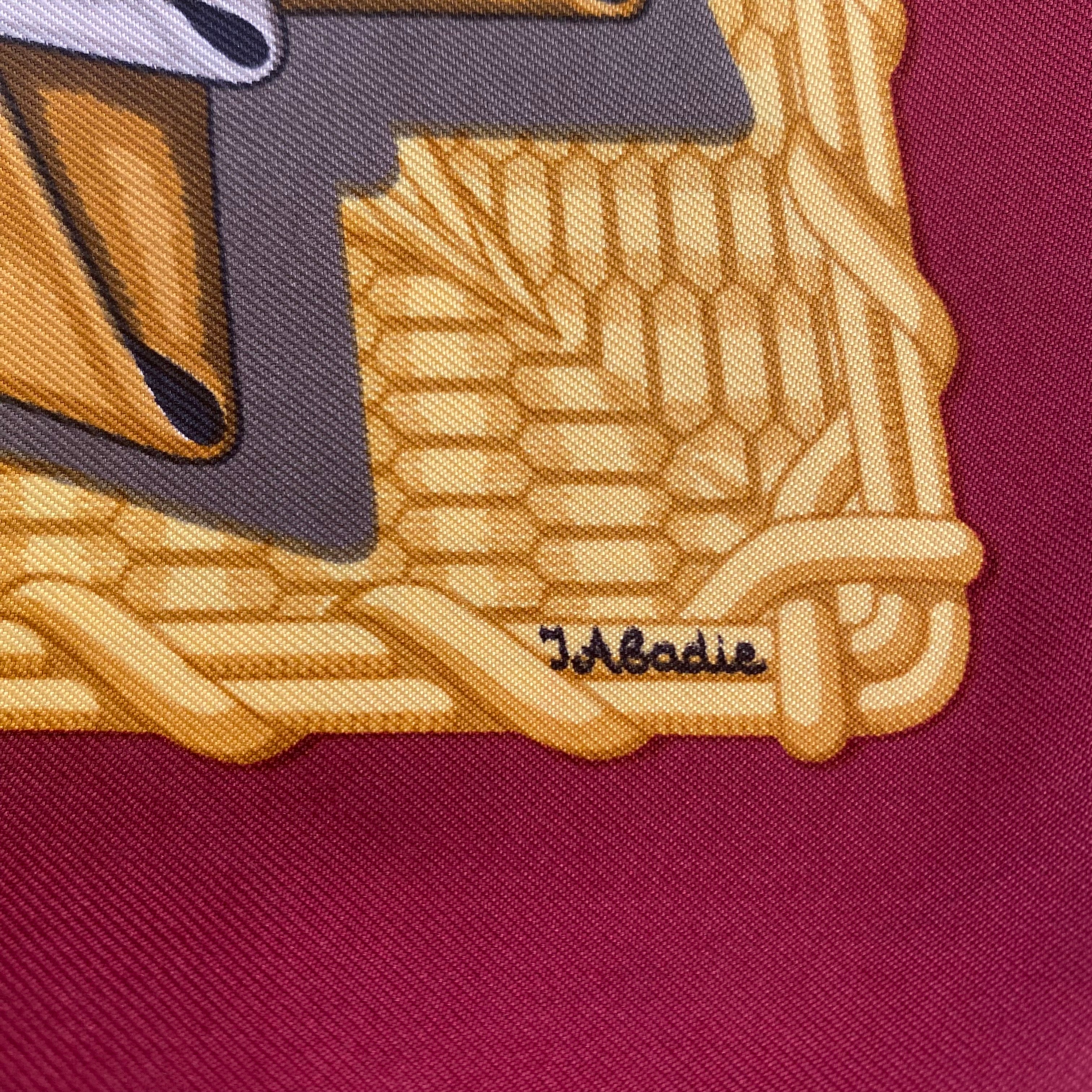 Hermès Voitures Paniers Silk Scarf
