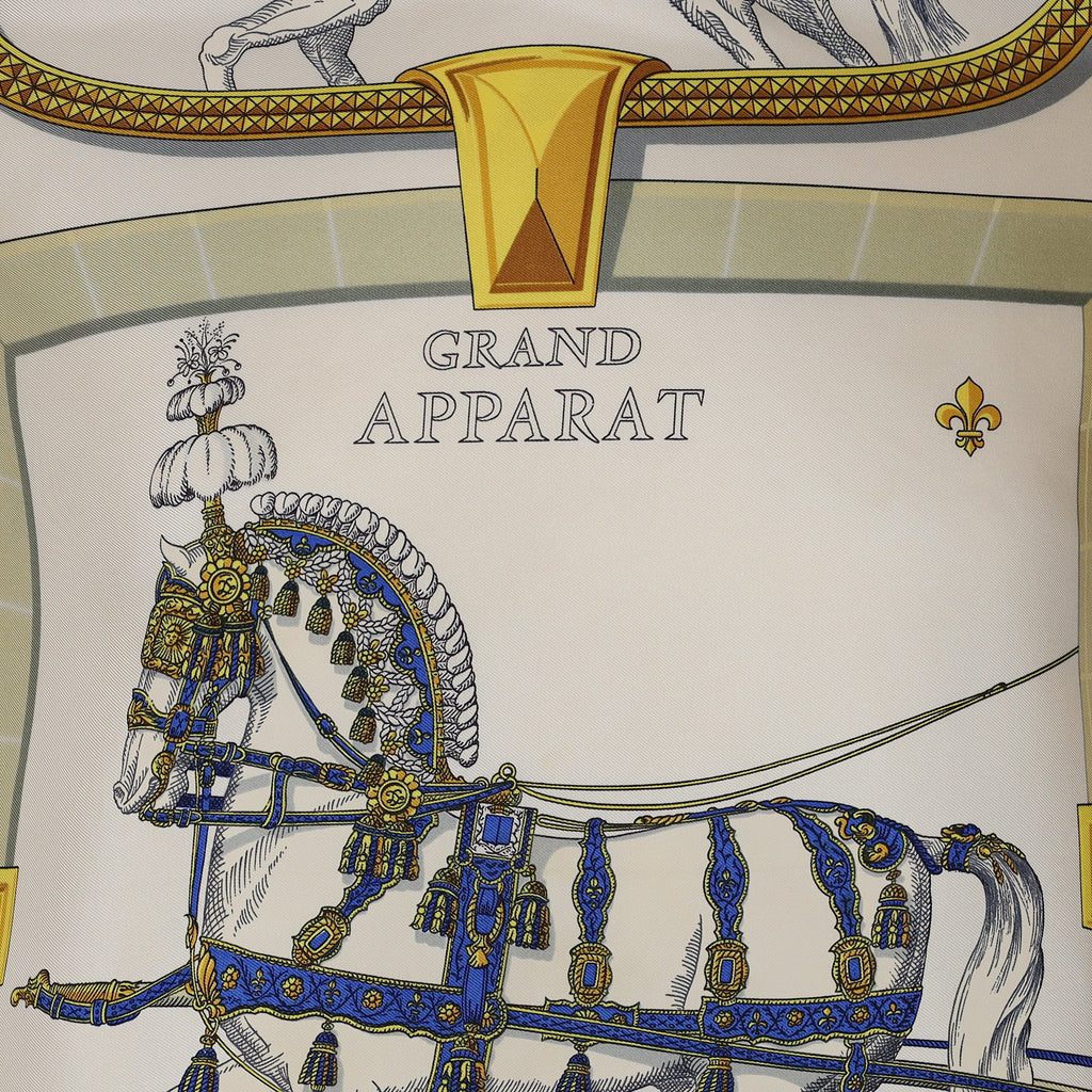 Hermès Grand Apparat Vintage Silk Scarf