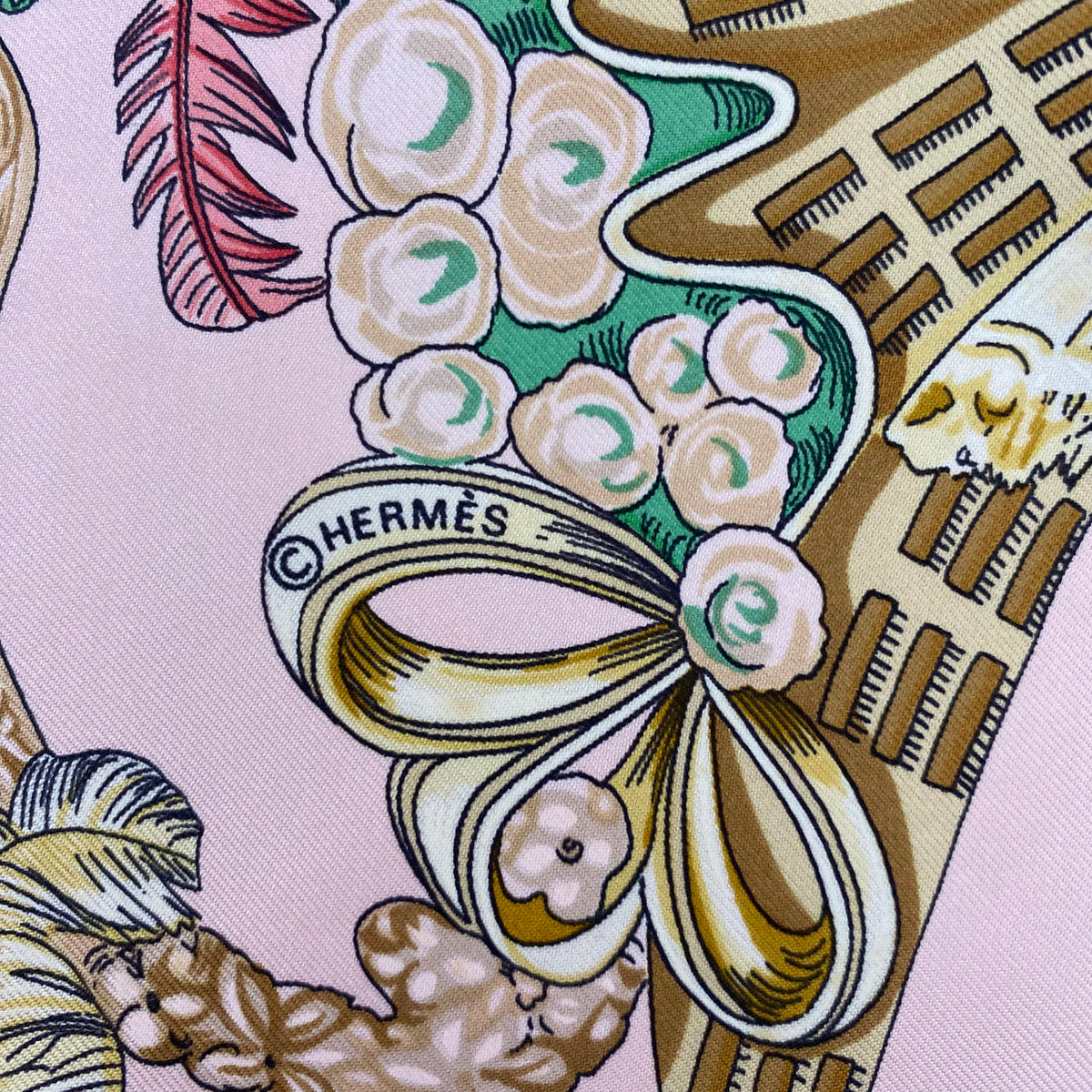 Hermès Chapeau Silk Scarf