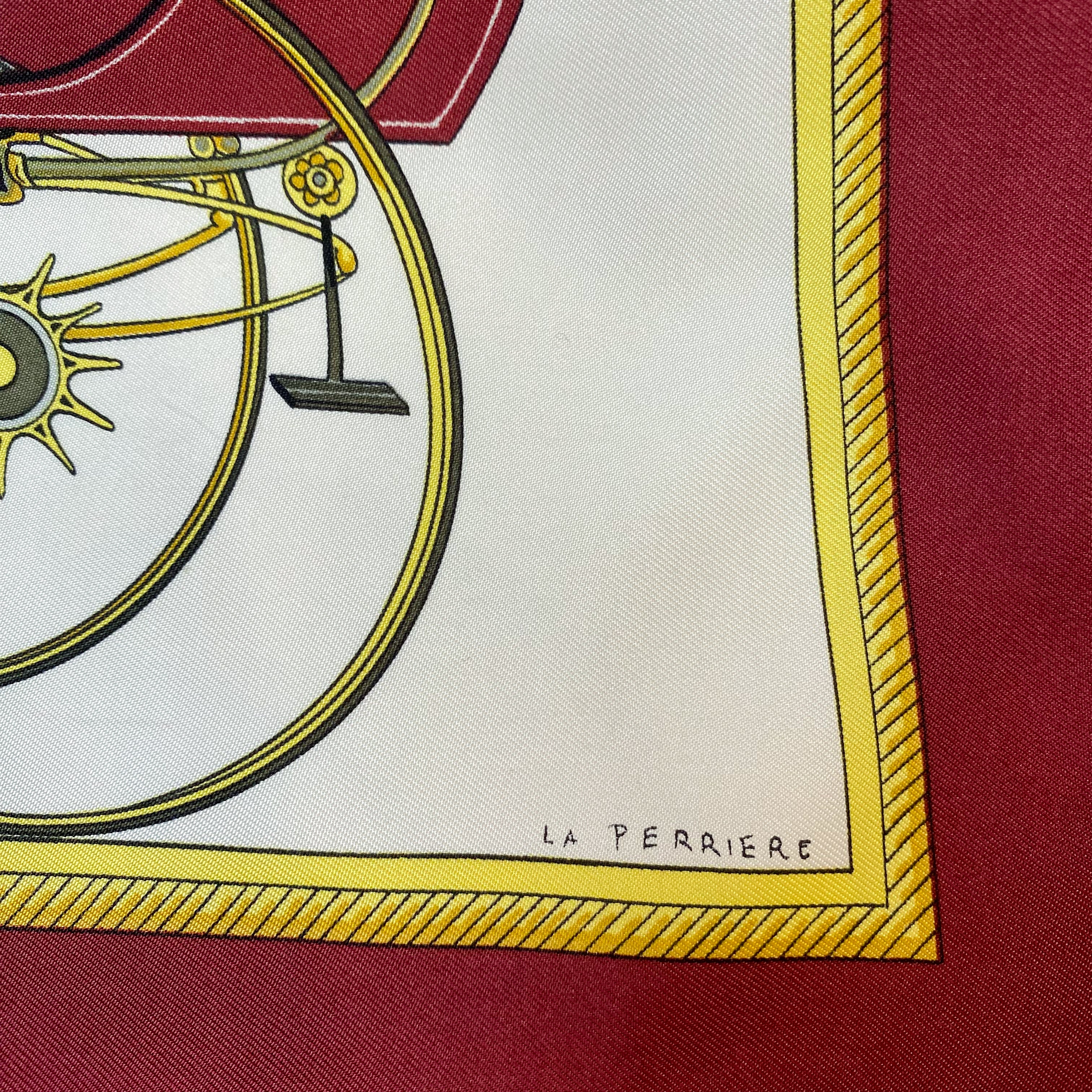 Boxed Hermès Les Voitures A Transformation Silk Scarf