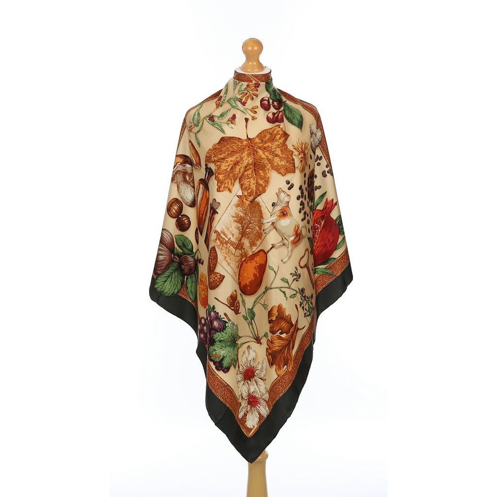 Brand New 1980’s Carlisle Vintage Silk Scarf