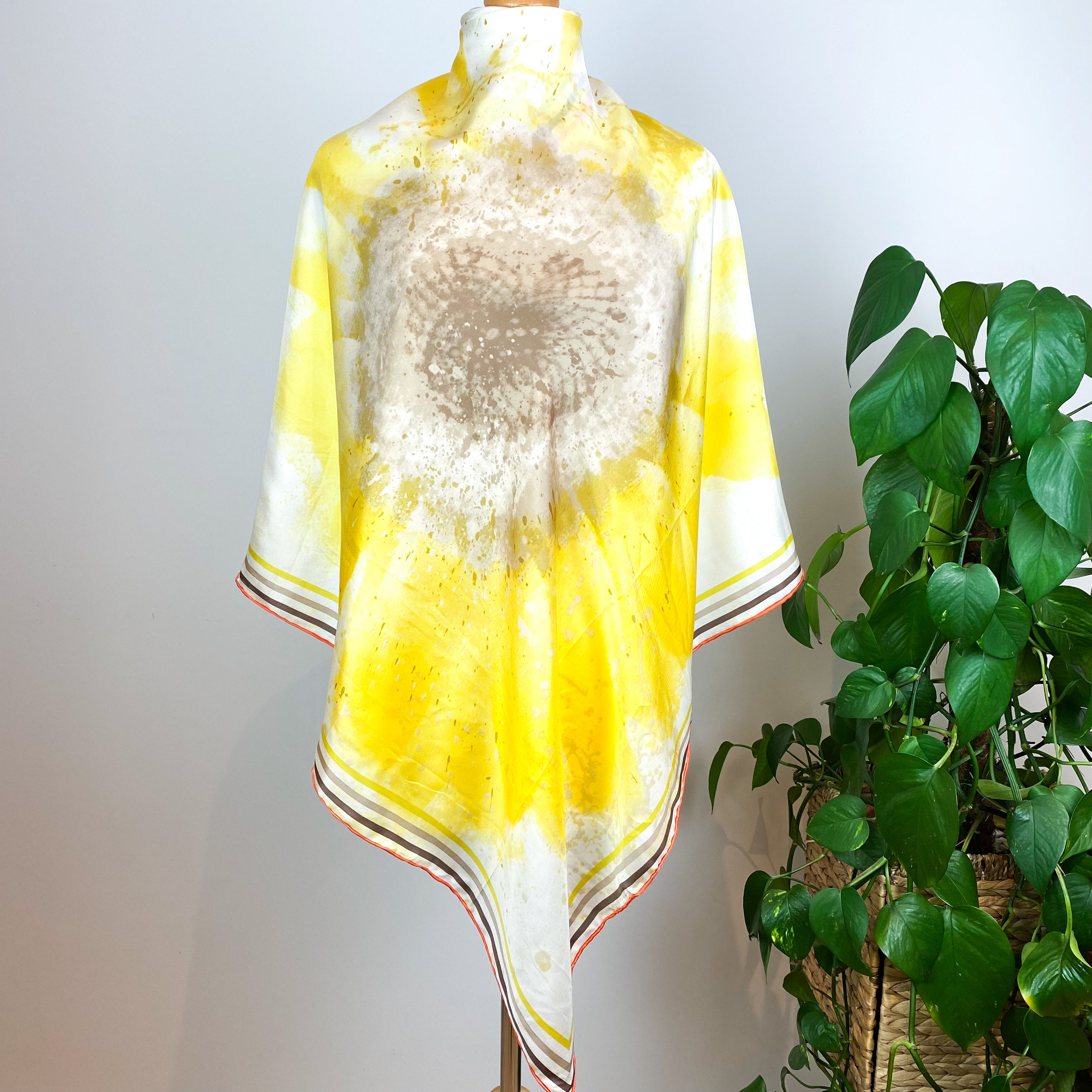 Fraas Abstract Vintage Silk Scarf
