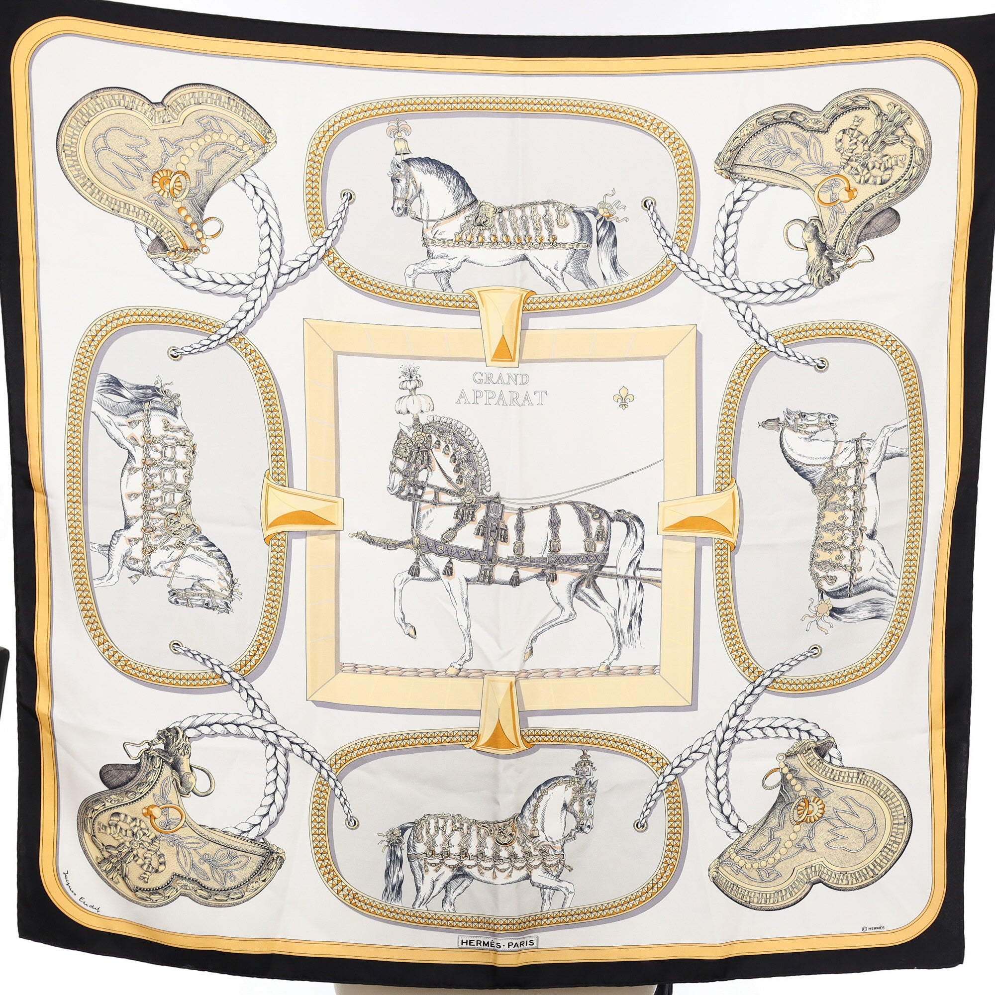 Hermès Grand Apparat Silk Scarf