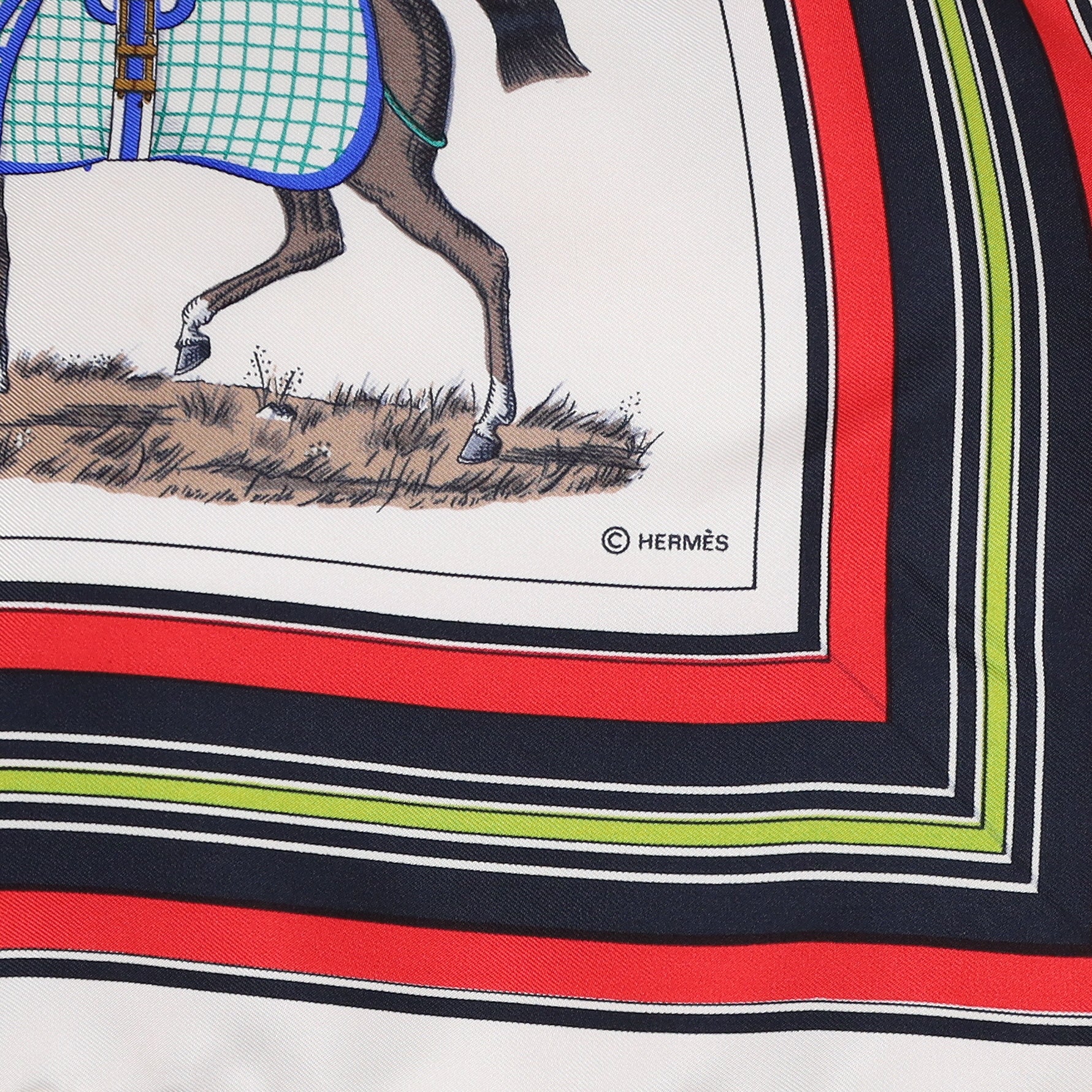 Hermès Couvertures et Tenues de Jour Silk Scarf