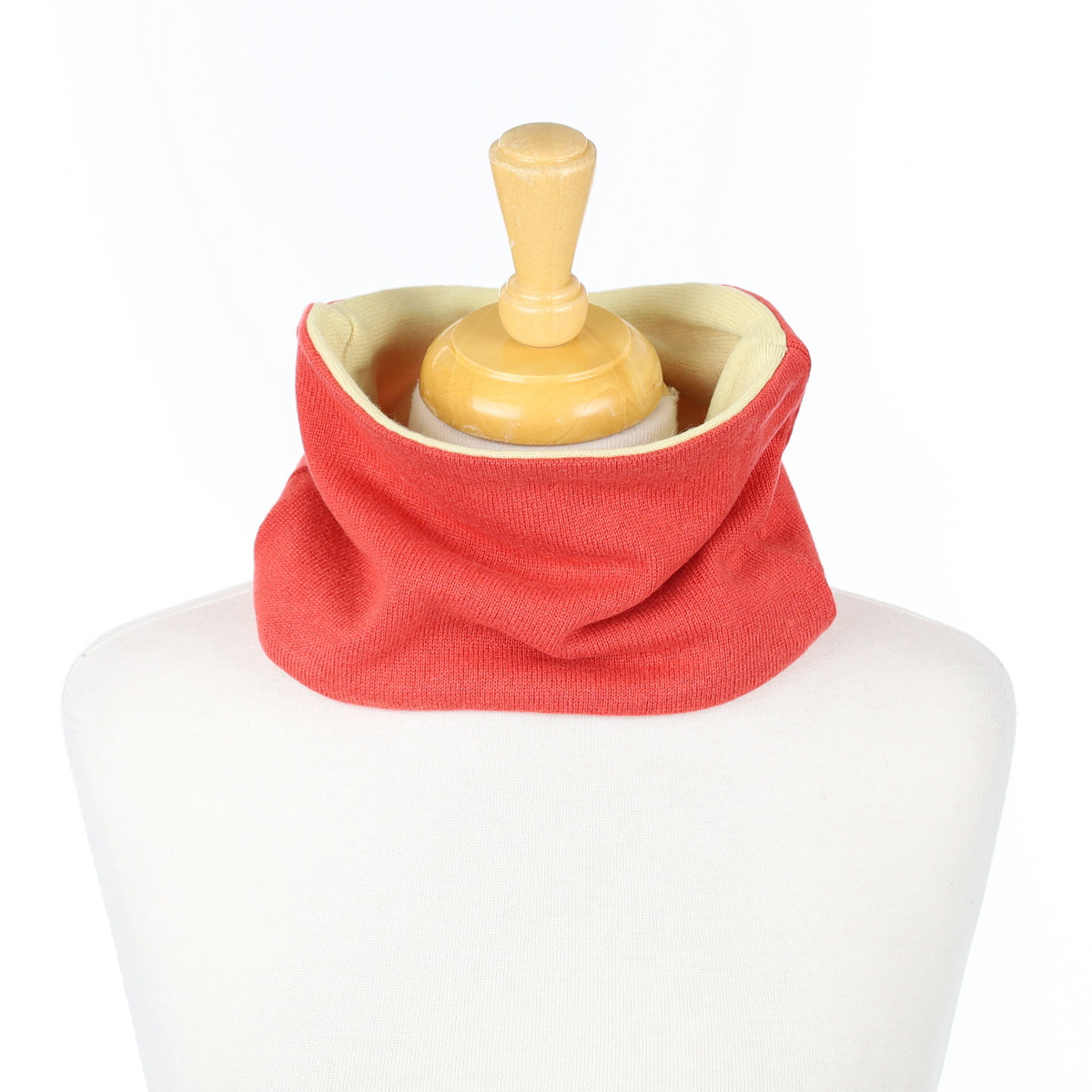 Brick Red and Primrose Neck Warmer