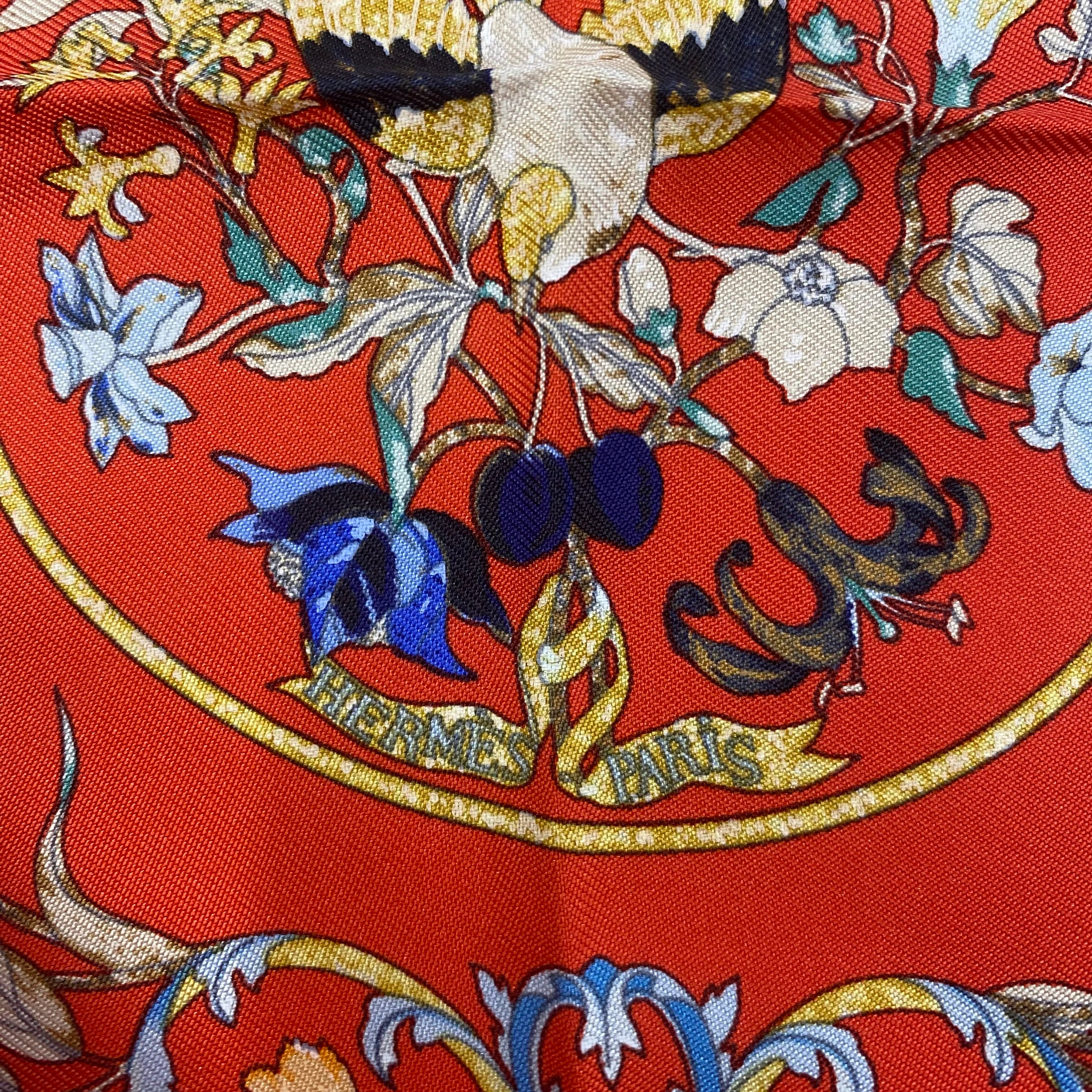 Brand New Boxed Hermès Pierres D’orient et D’Occident Nano Silk Scarf