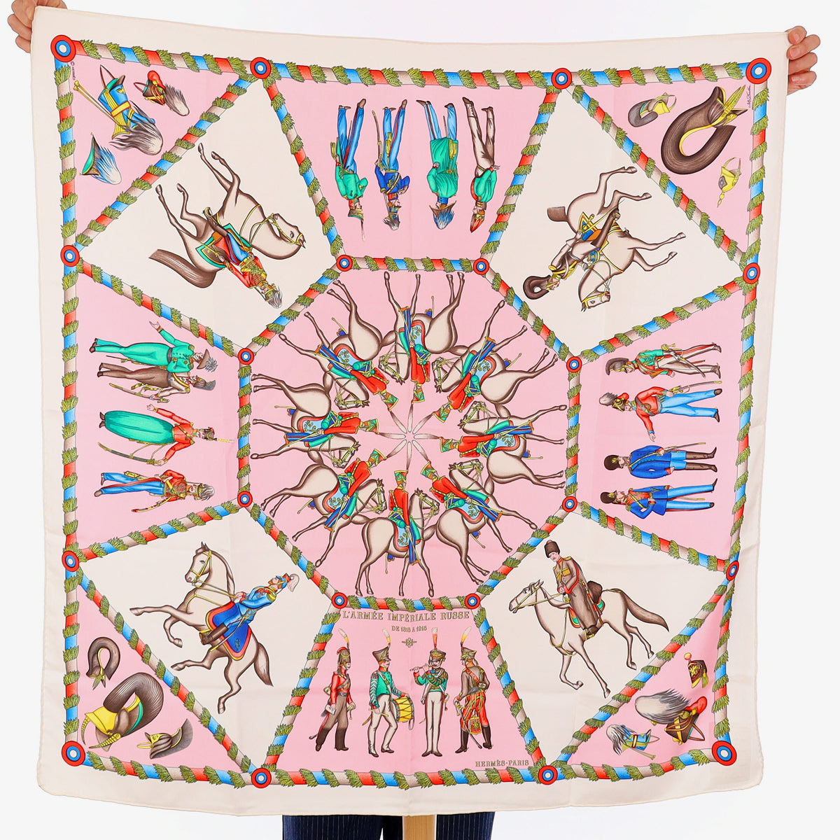 Hermès L’Armée Impériale Russe Silk Scarf
