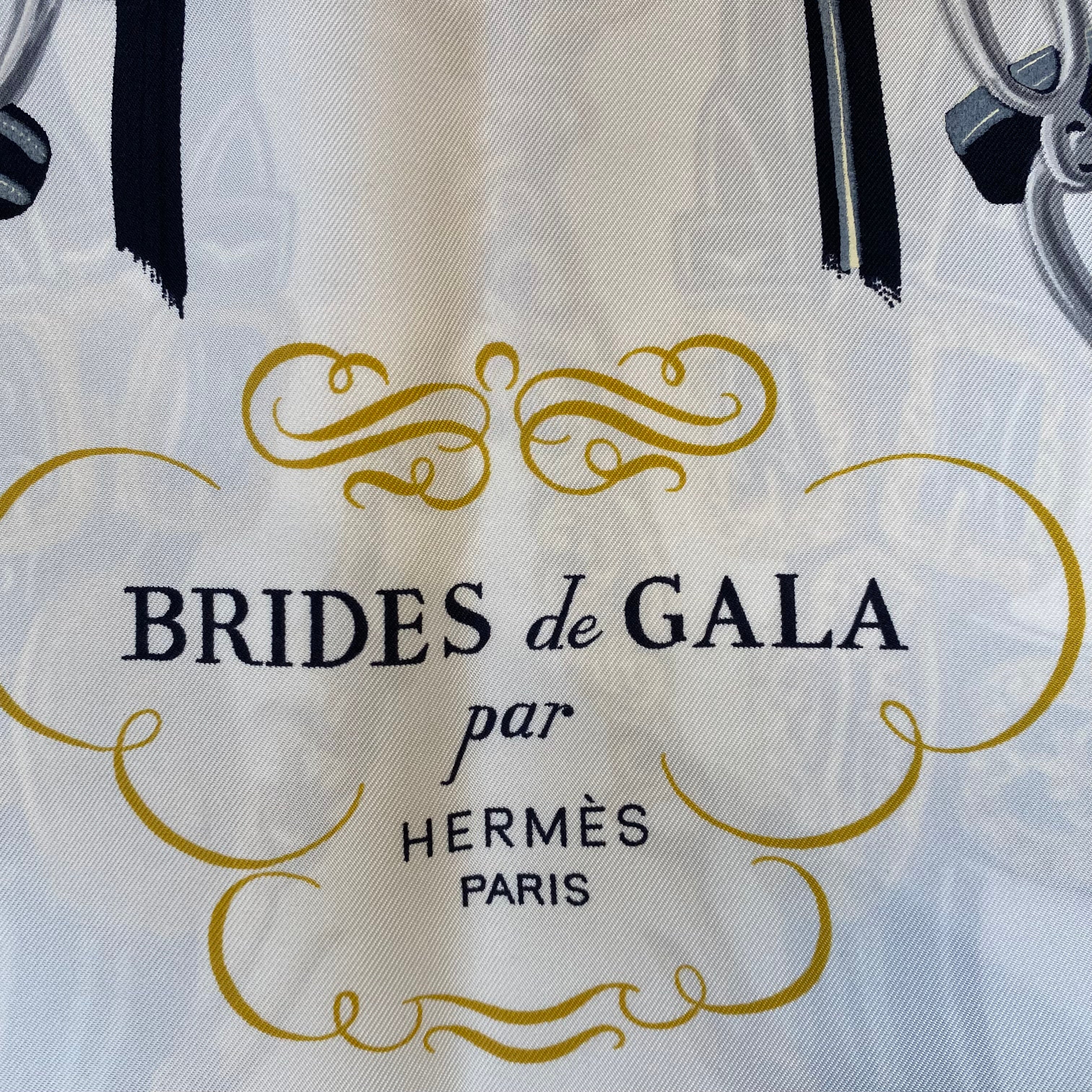 Pristine Hermès Brides De Gala Silk Scarf