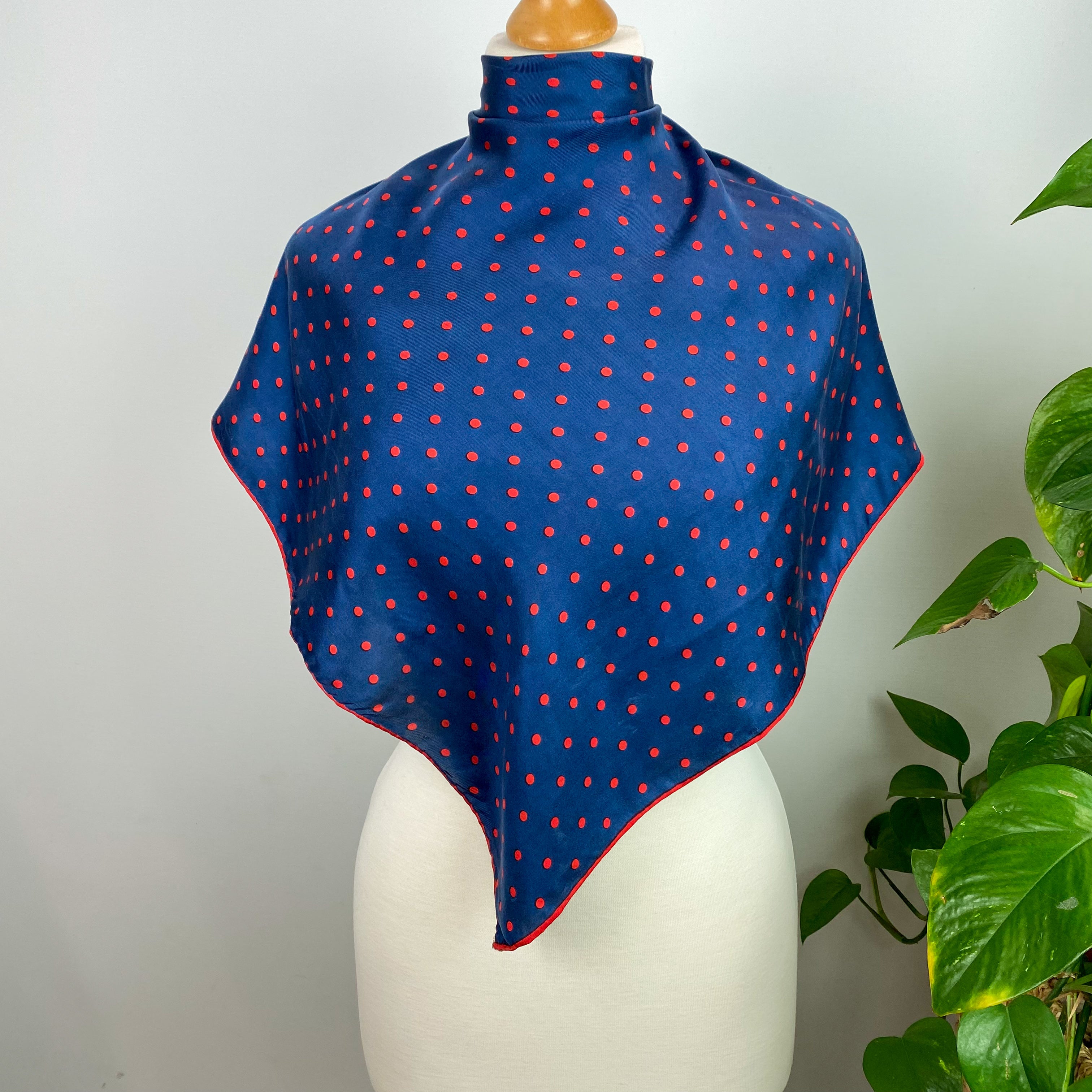 1970’s Clifford Bond Spotty Silk Scarf