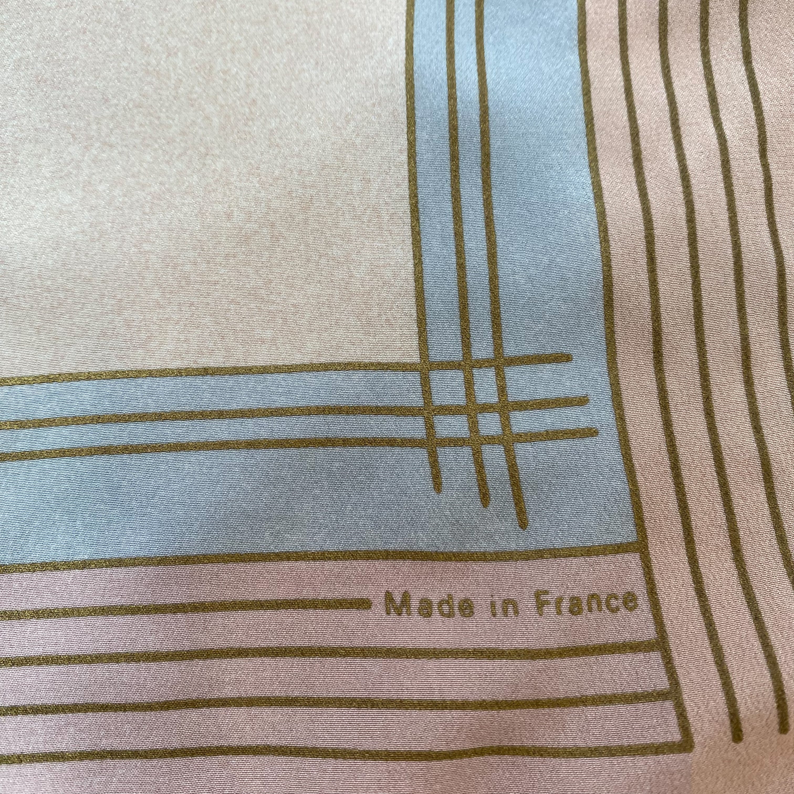 1970s Pierre Cardin French Vintage Silk Scarf