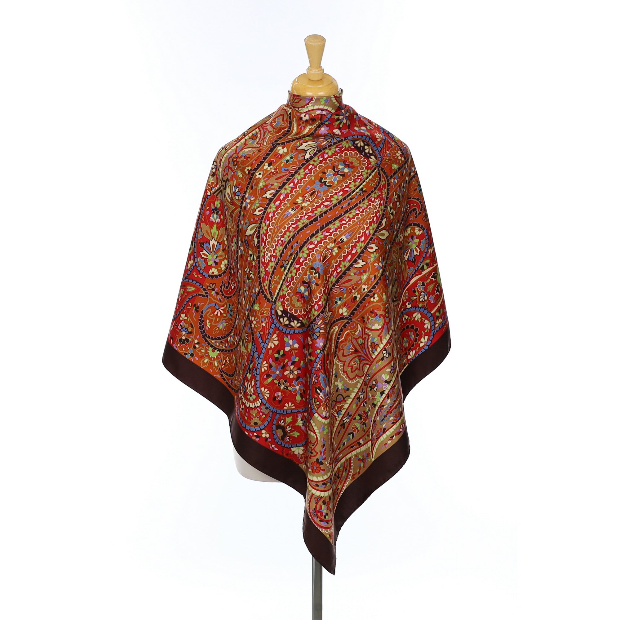 Jammers & Leufgen Paisley Pattern Silk Scarf