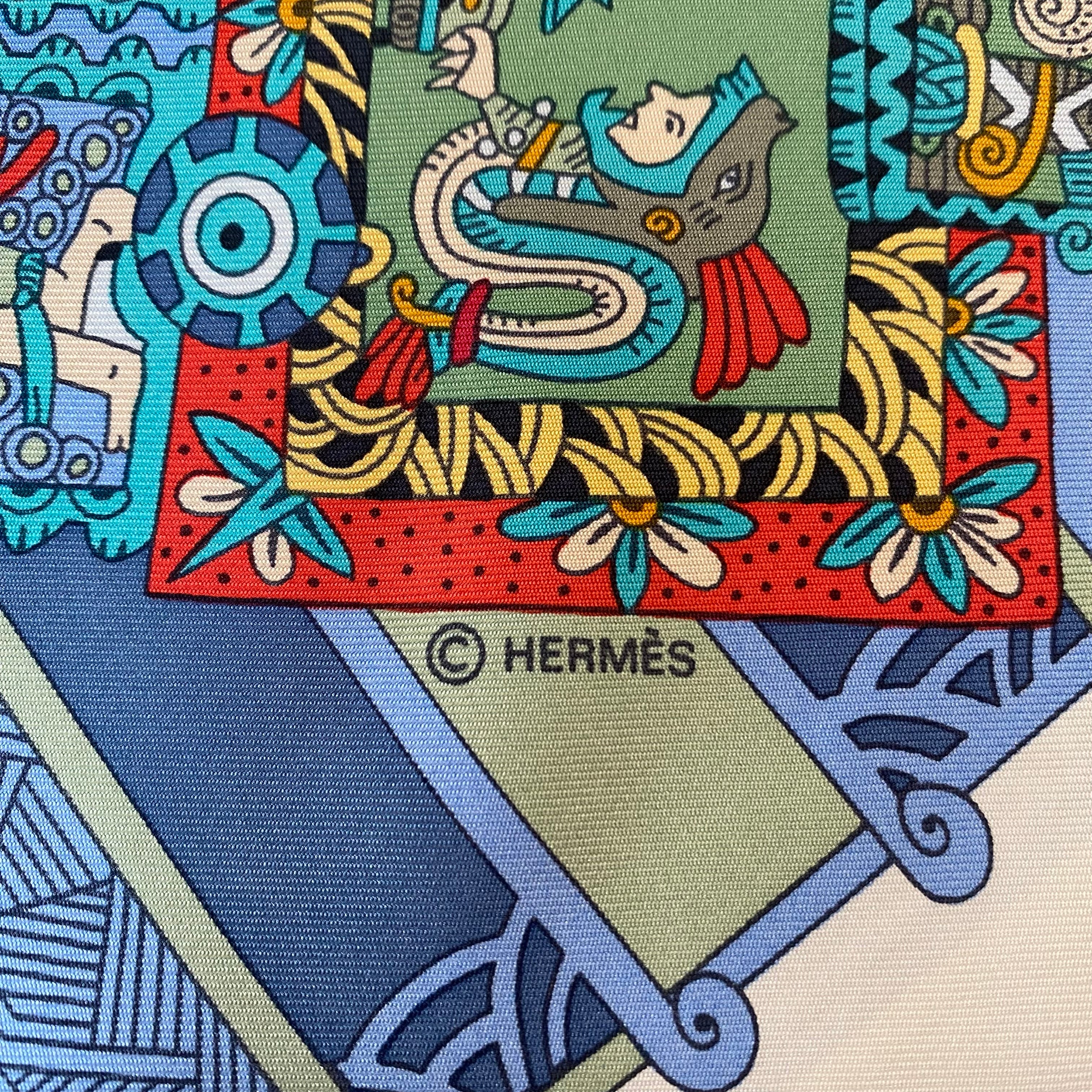 Hermès Astres et Soleils Silk Scarf
