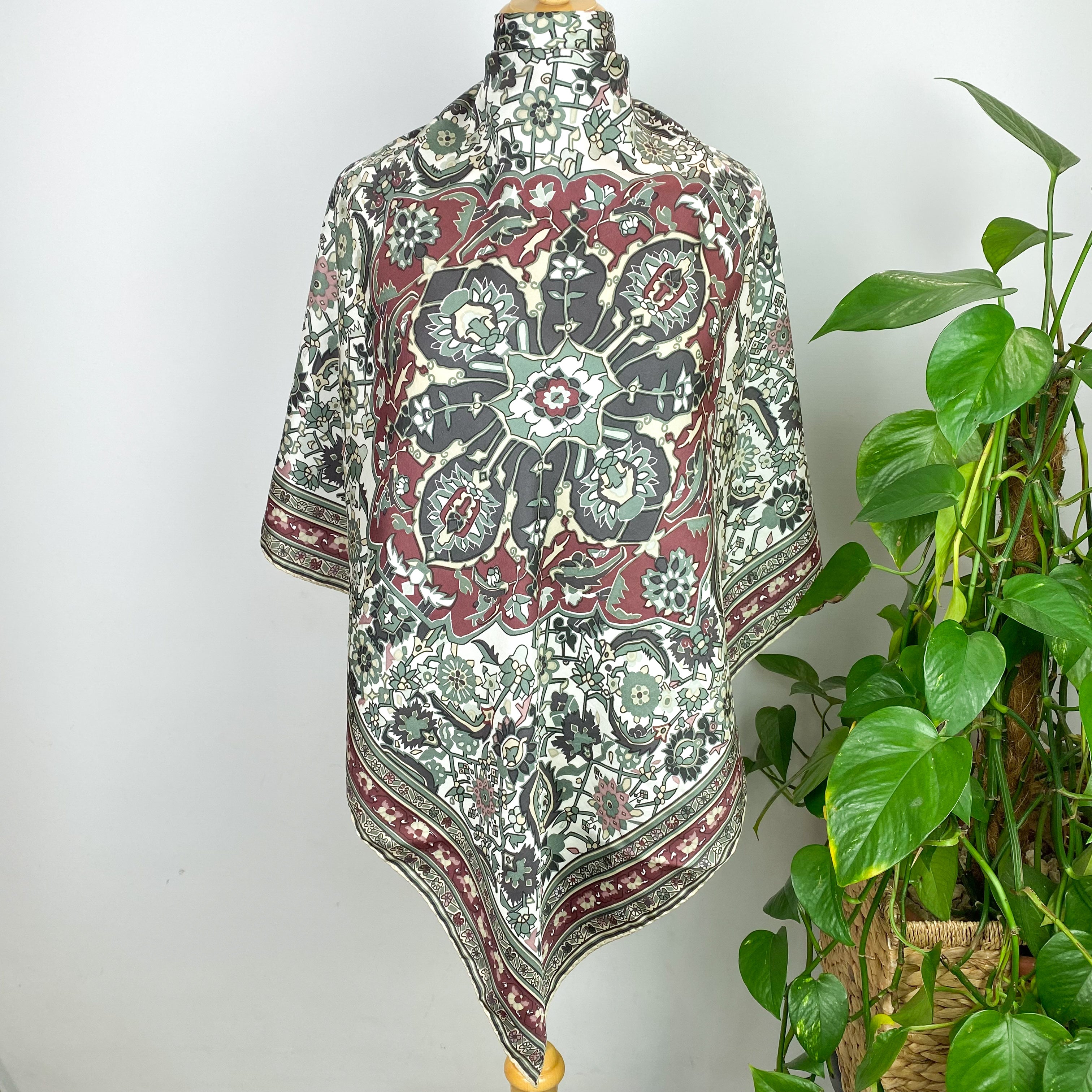Beckford Floral Vintage Silk Scarf