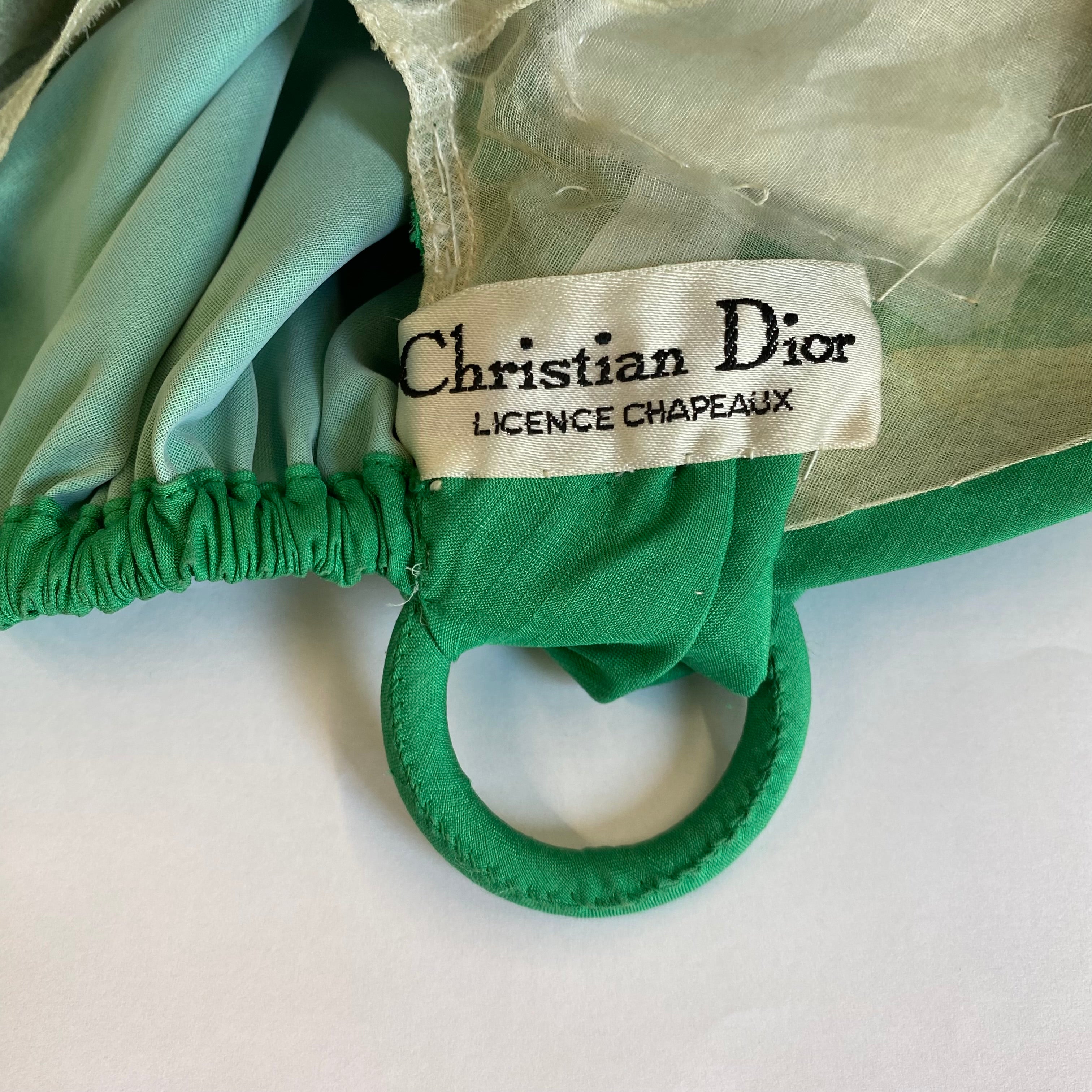 Christian Dior Vintage Silk Turban Hat