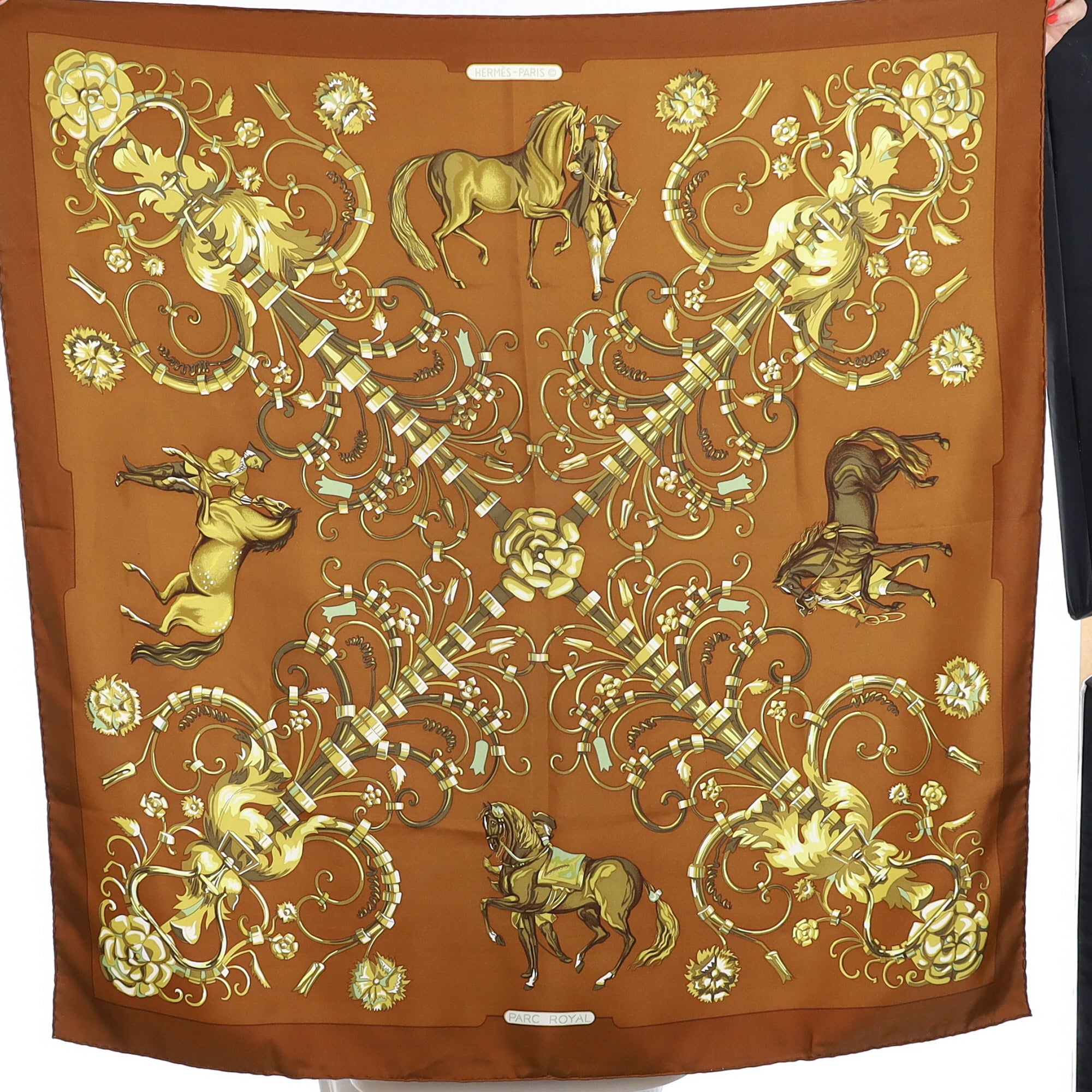 Hermès Parc Royal Silk Scarf Quite Rare