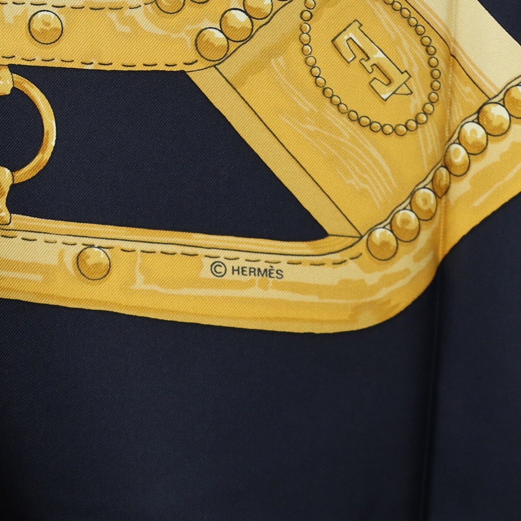 Brand New Boxed Hermès Aux Champs Silk Scarf