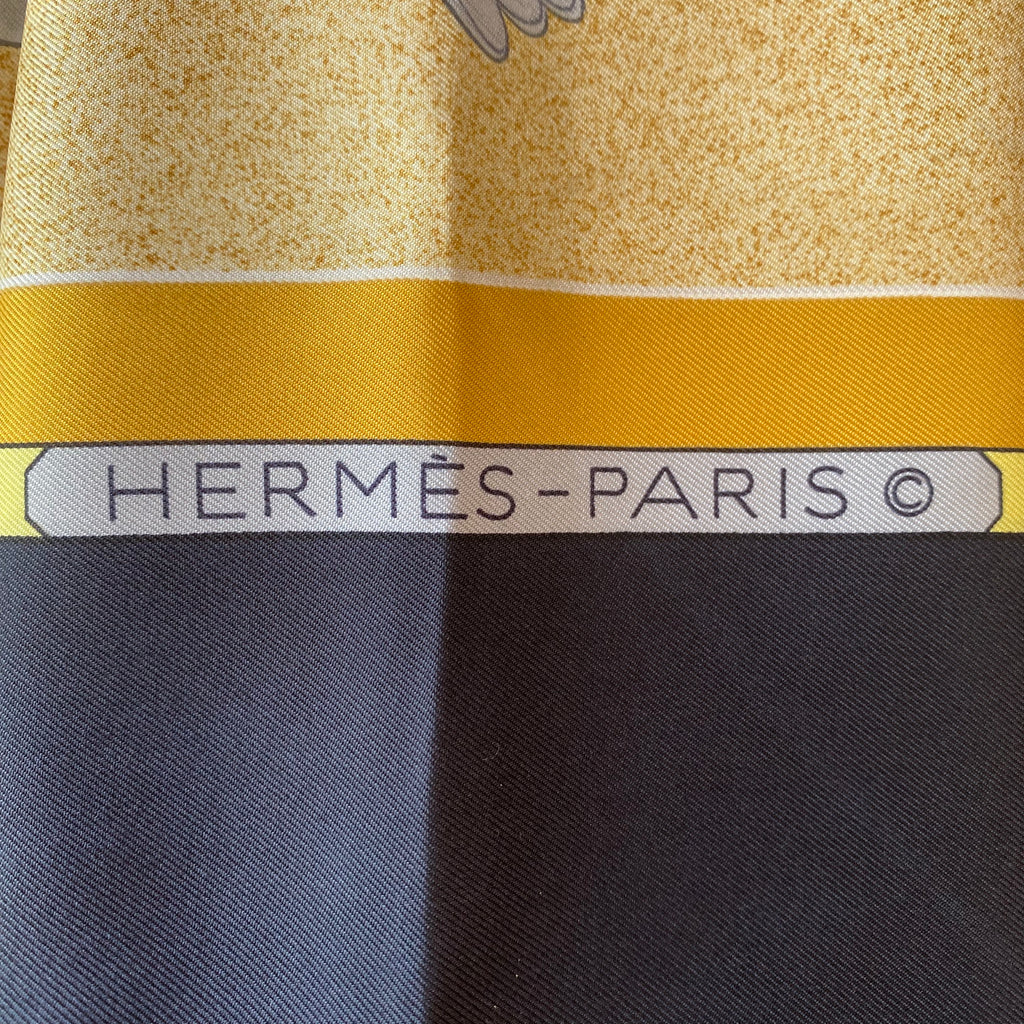 Hermès Oiseaux Migrateurs Silk Scarf