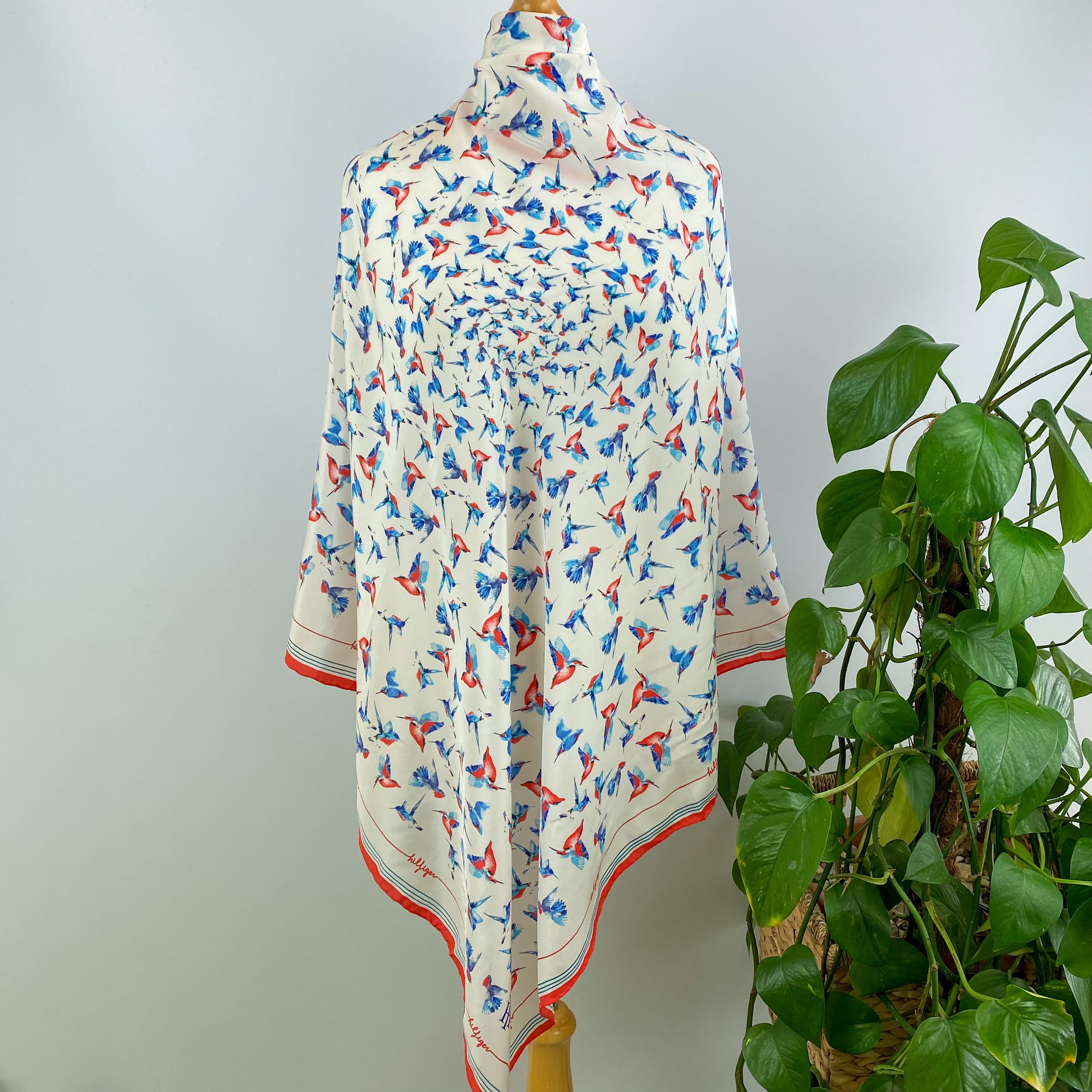 Tommy Hilfiger Bird Silk Scarf