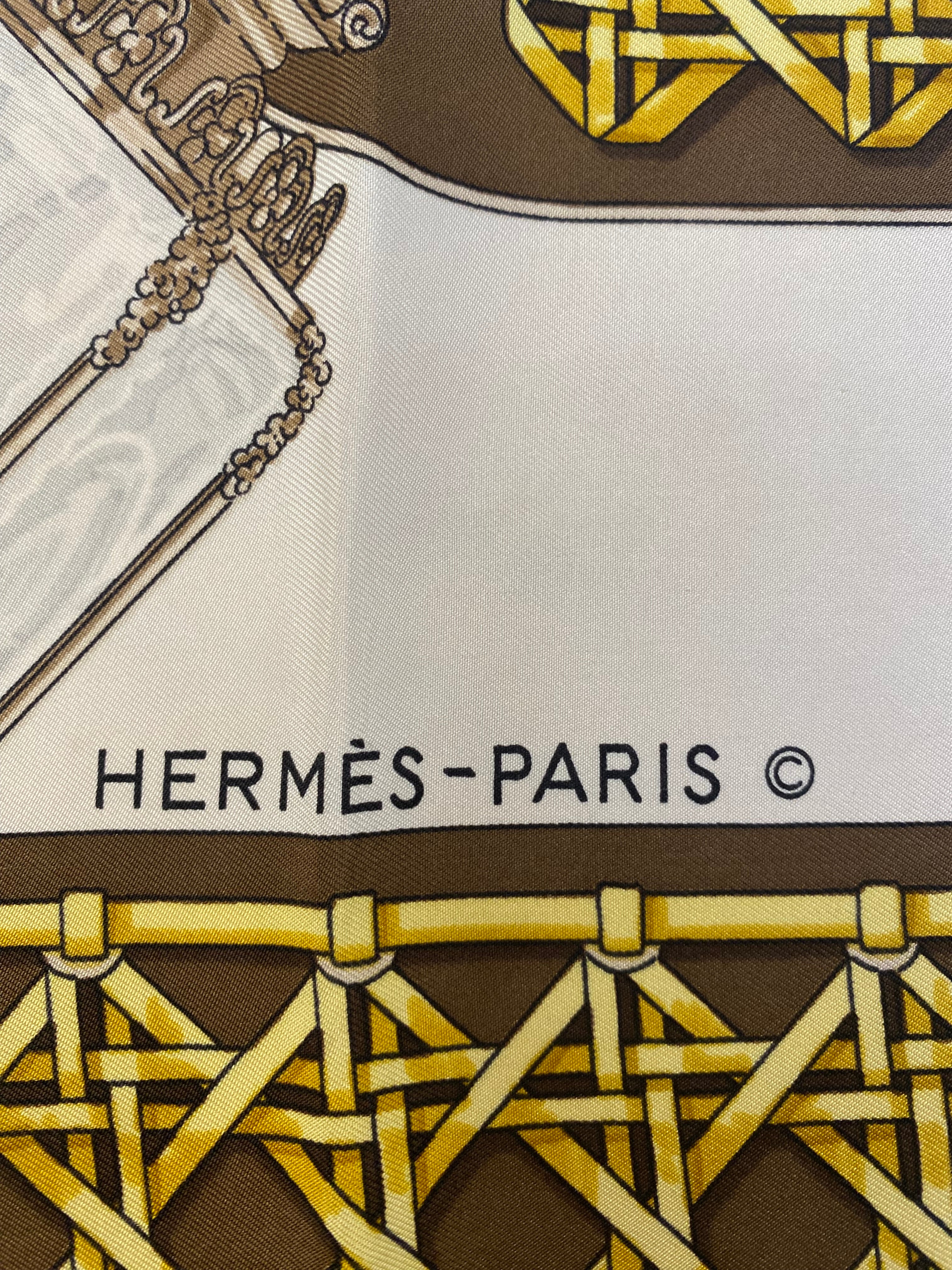 Hermès Feux de Route Silk Scarf