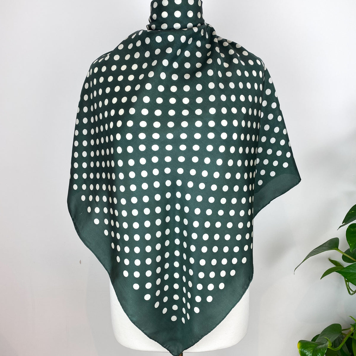 Esprit Modern Spotted Silk Scarf
