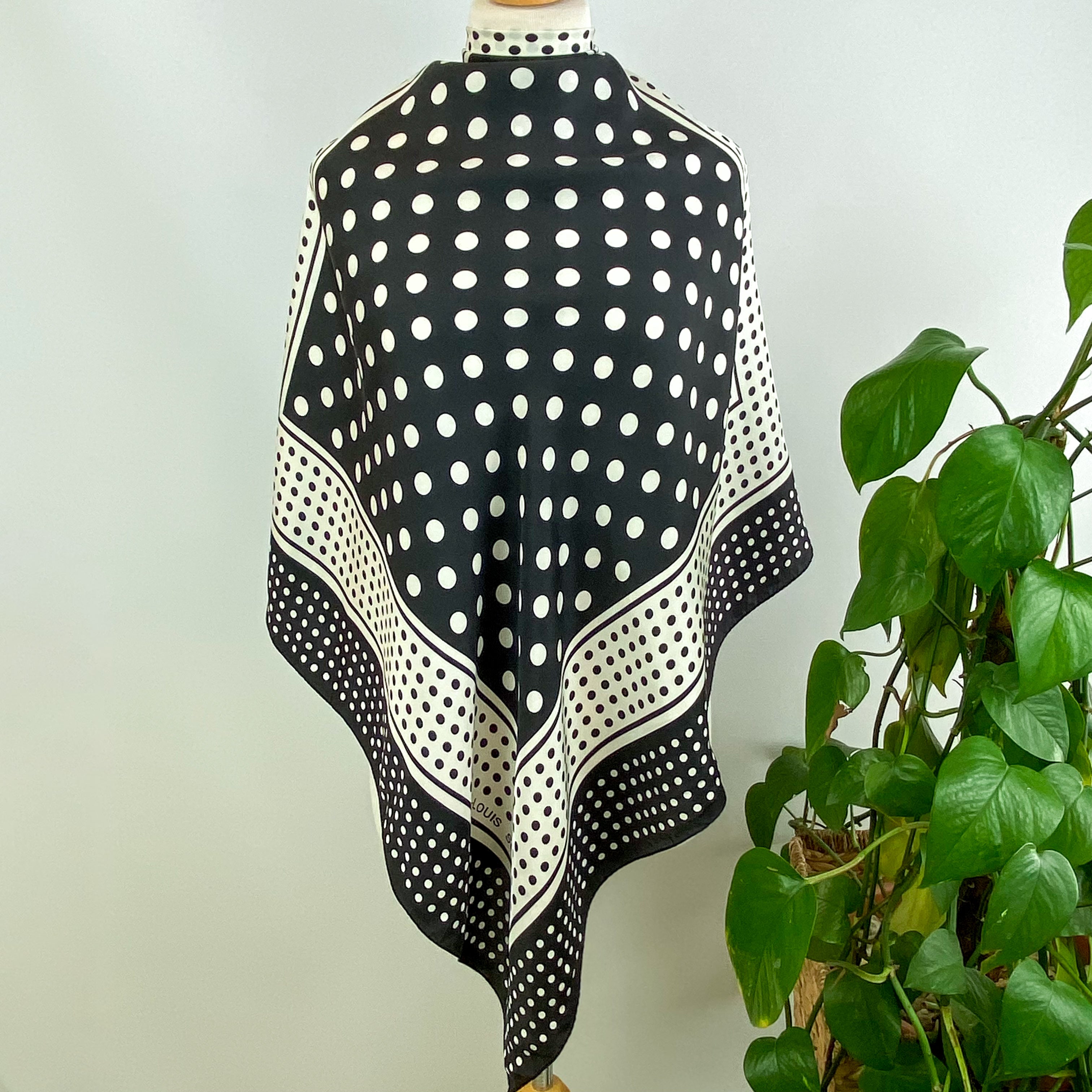 Jean-Louis Scherrer Monochrome Silk Scarf