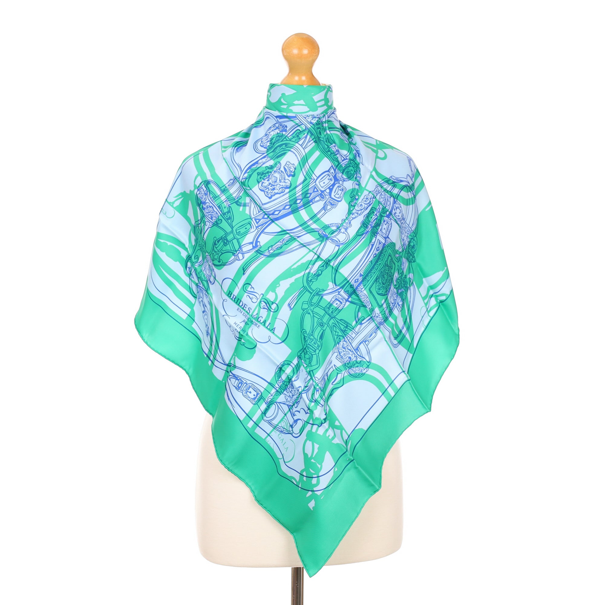 Brand New Boxed Hermès Brides de Gala 70 Silk Scarf