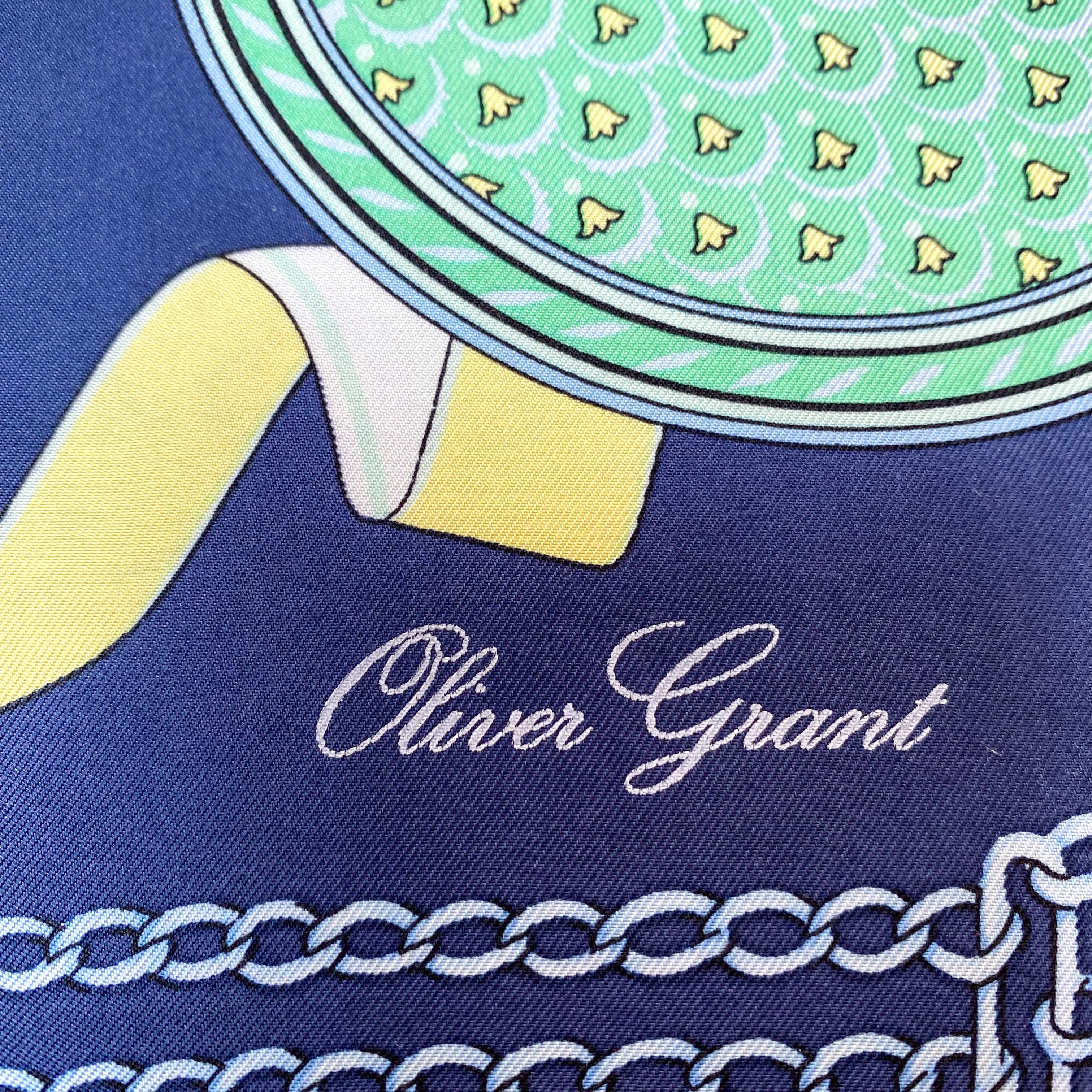 Oliver Grant Designer Silk Scarf