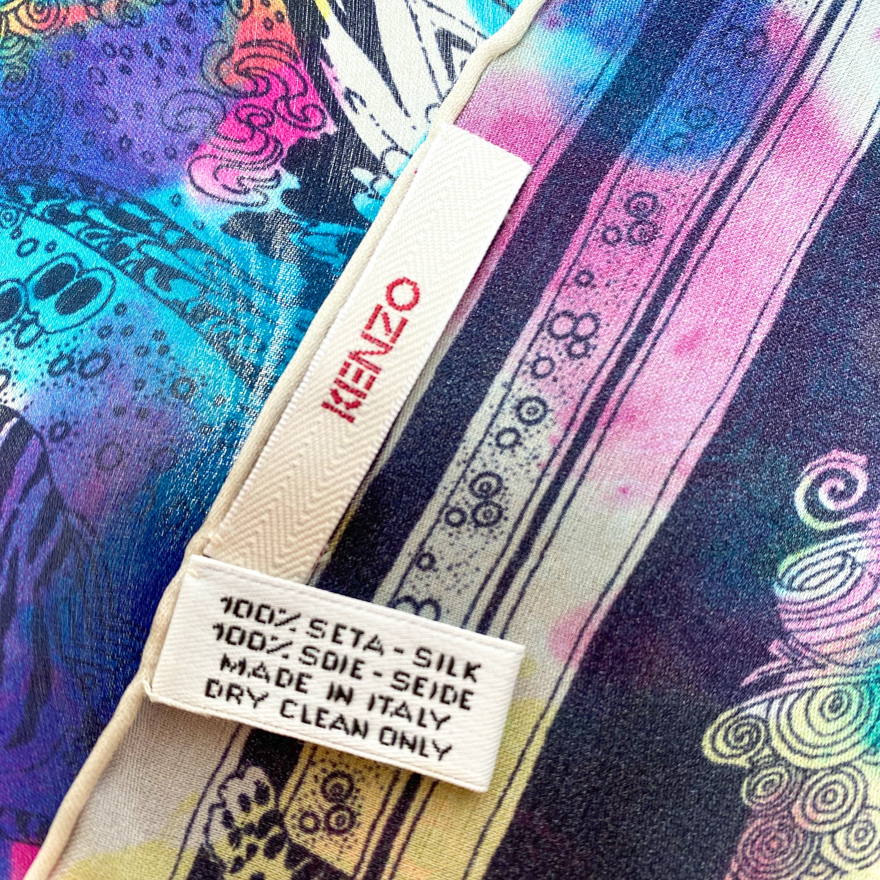 Kenzo Silk Scarf
