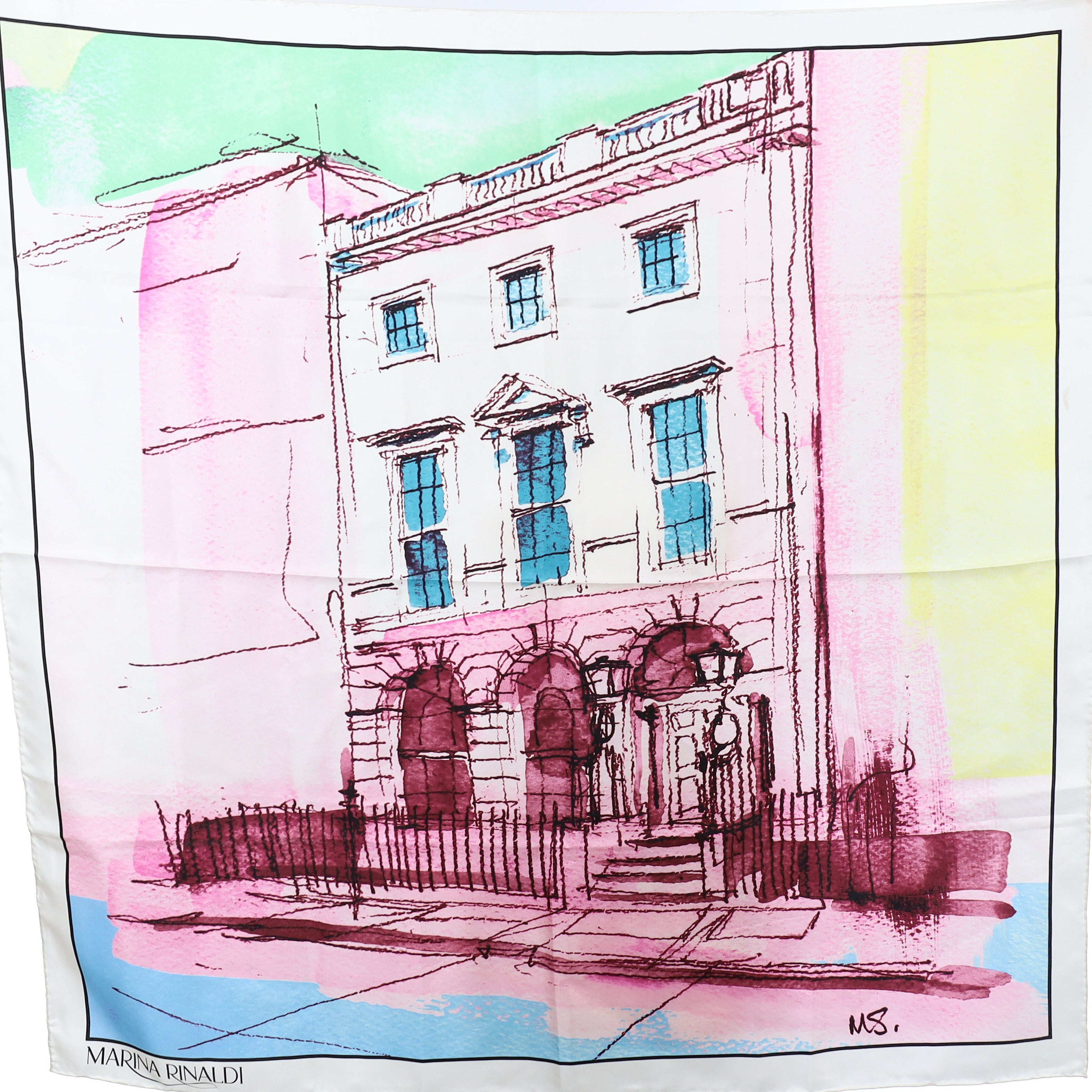 Brand New Marina Rinaldi Silk Scarf