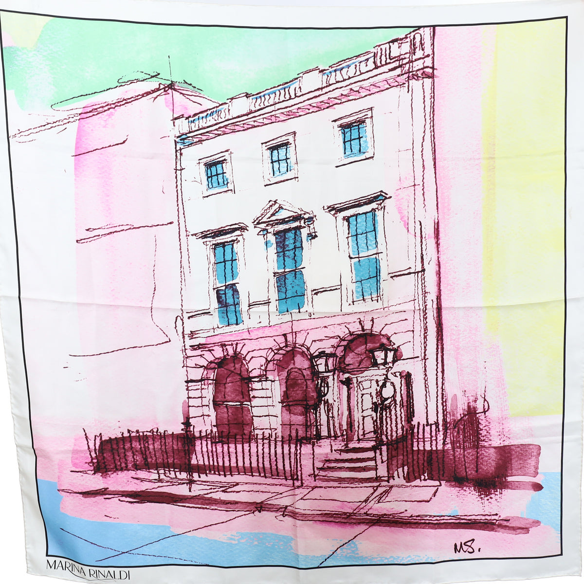 Brand New Marina Rinaldi Silk Scarf