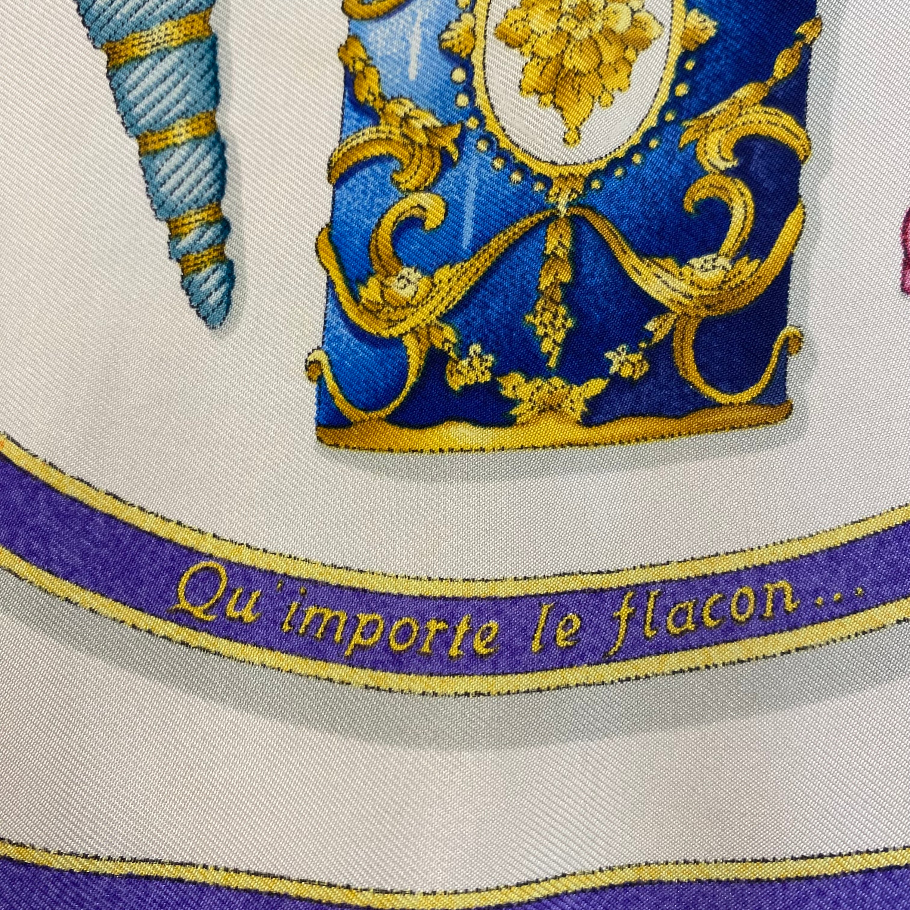 Hermès Qu’ Importe le Flacon Silk Scarf