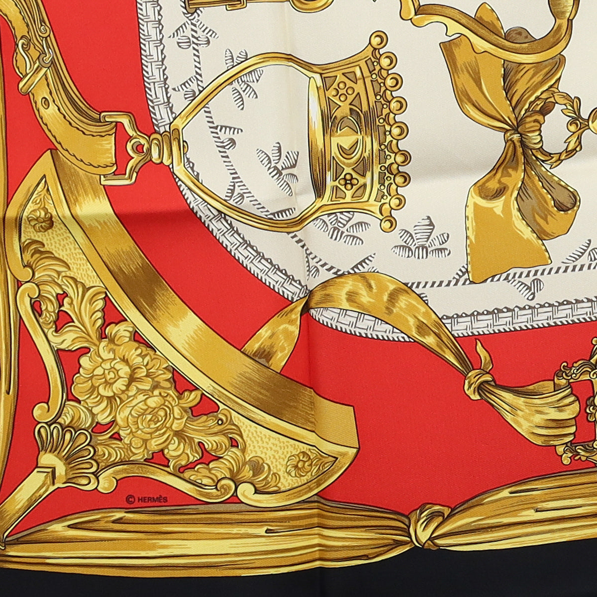 Brand New Boxed Hermès Etriers Silk Scarf