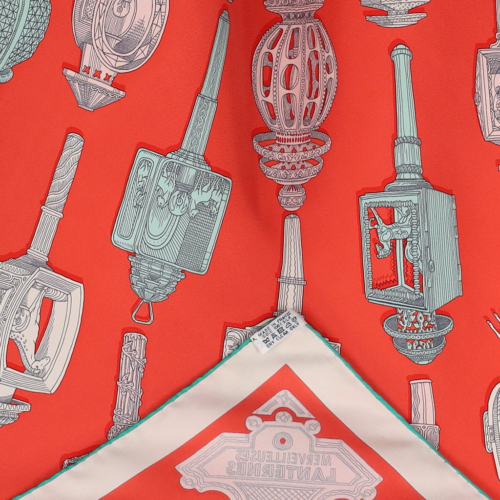 Hermès Merveilleuses Lanternes Silk Scarf