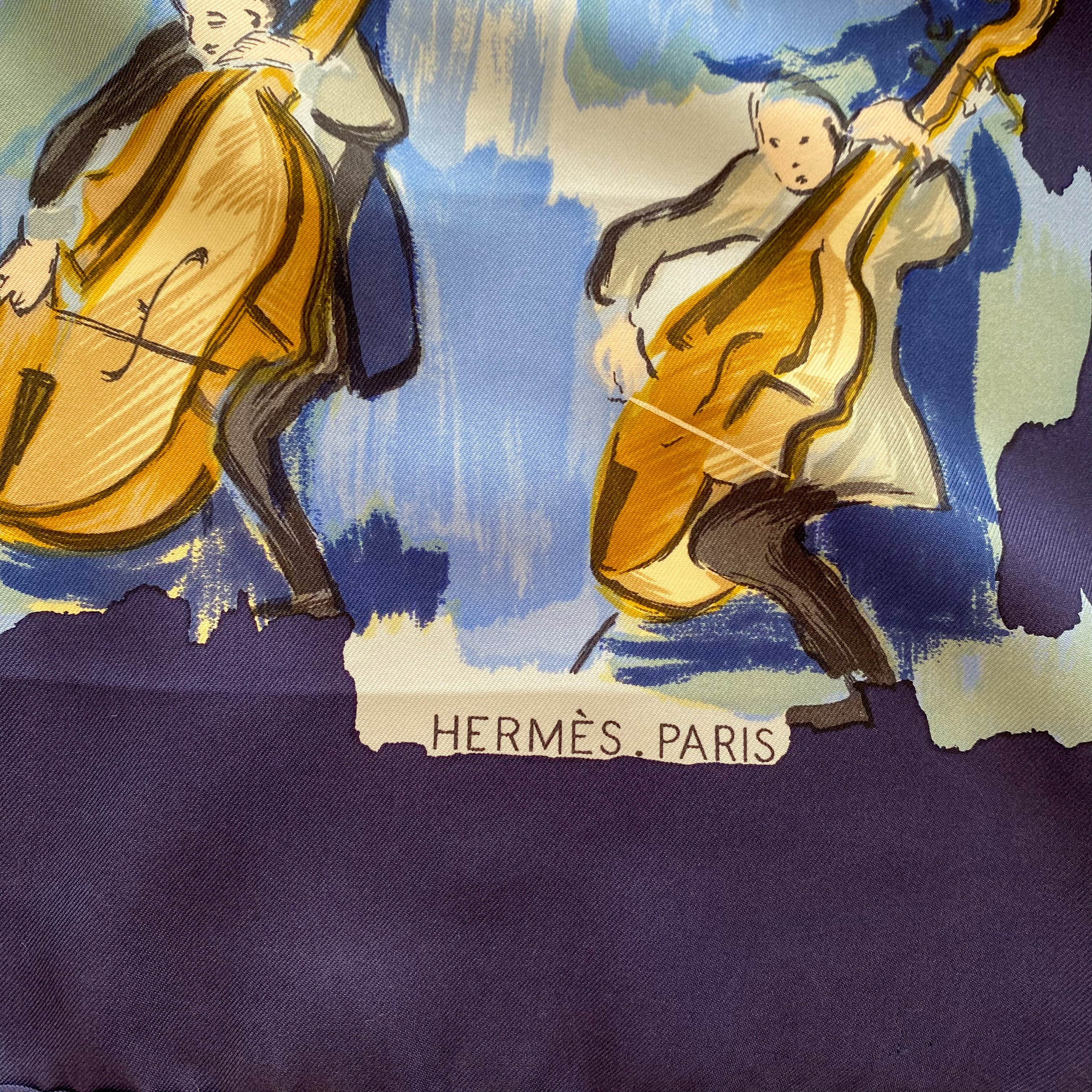 Hermès Concerto Designer Silk Scarf