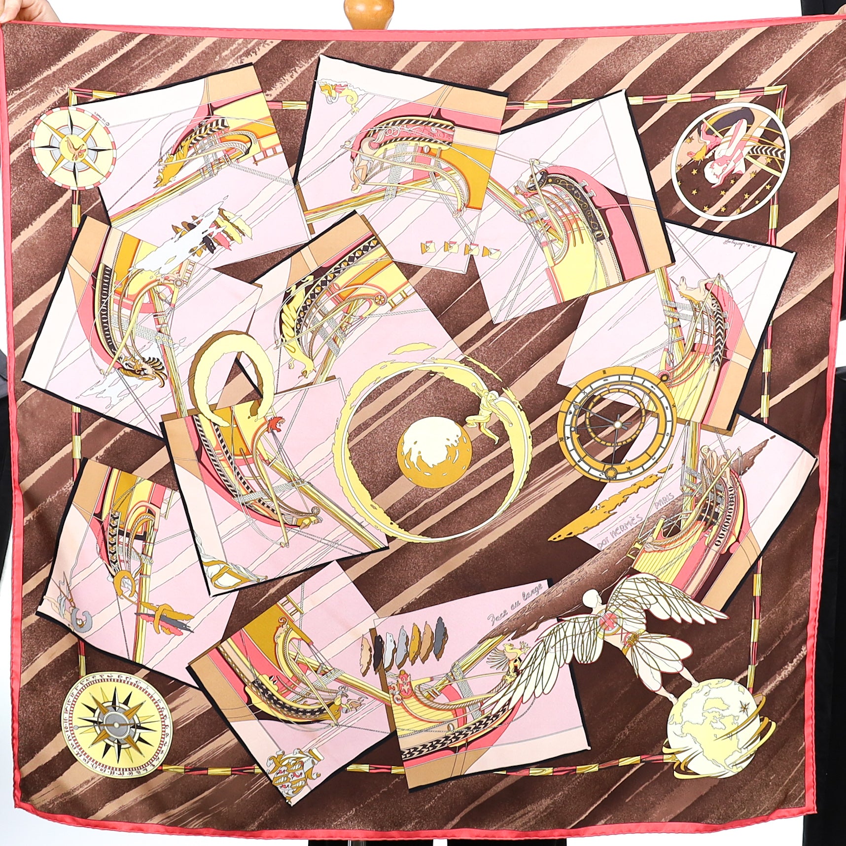 Hermès Face au Large Silk Scarf