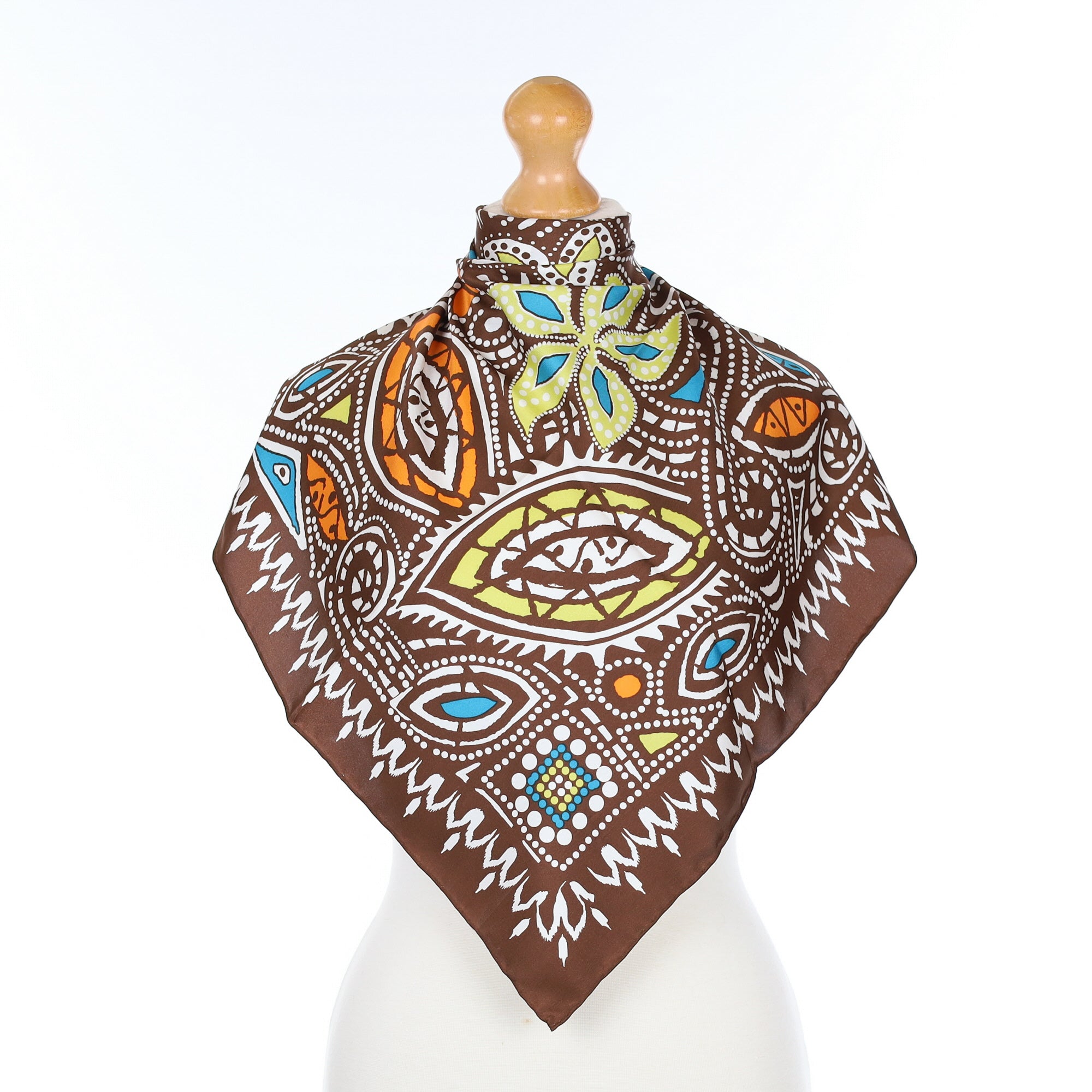 Brand New Fraas Abstract Silk Scarf