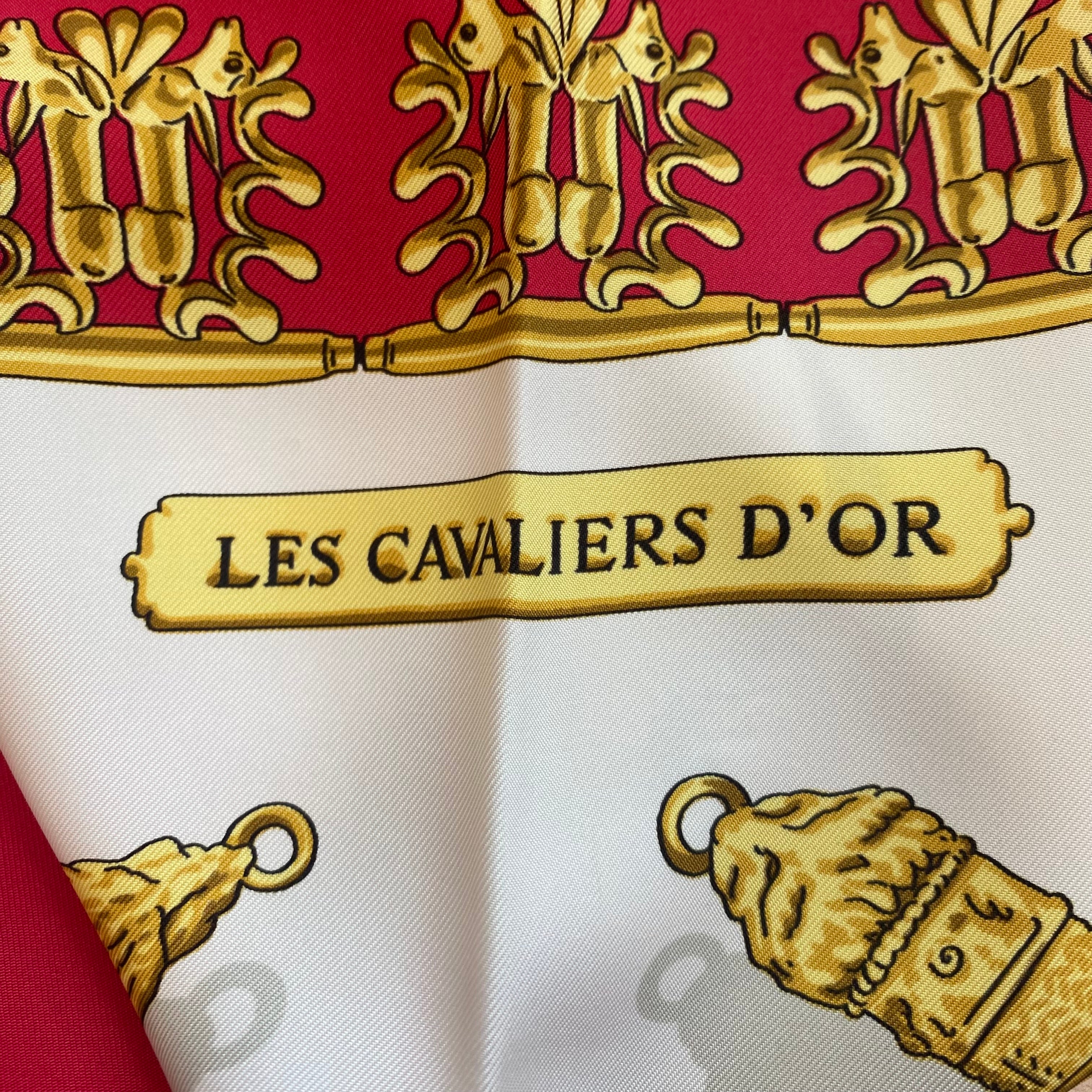 Hermès Les Cavaliers D’or Silk Scarf
