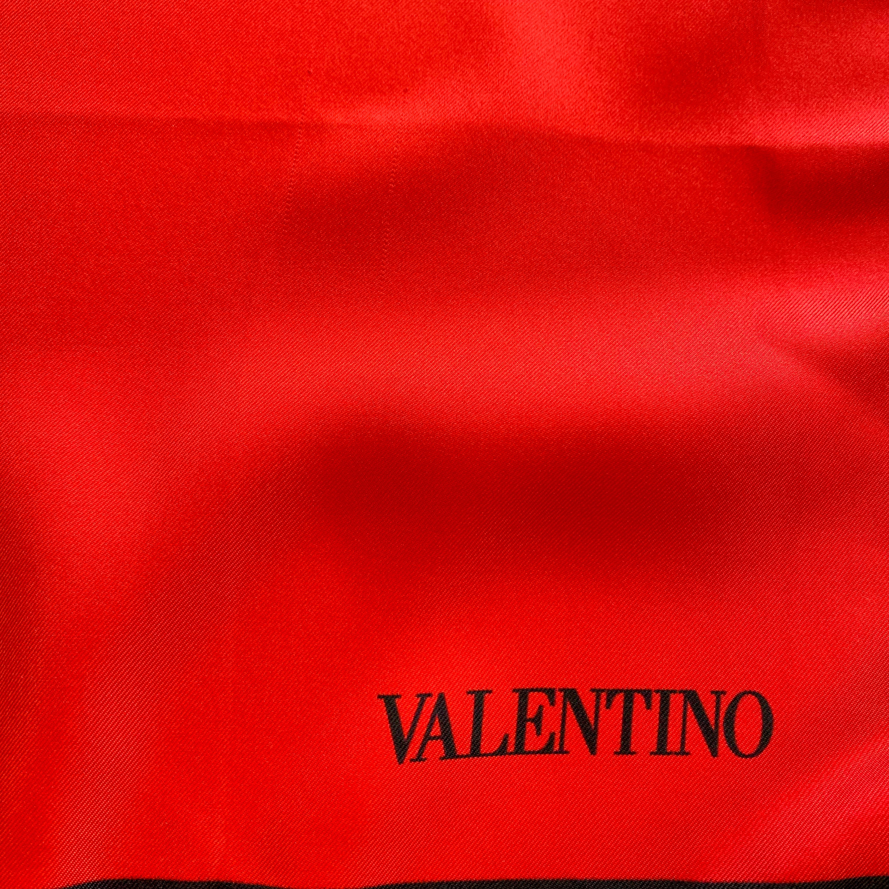 Brand New Valentino Designer Silk Scarf
