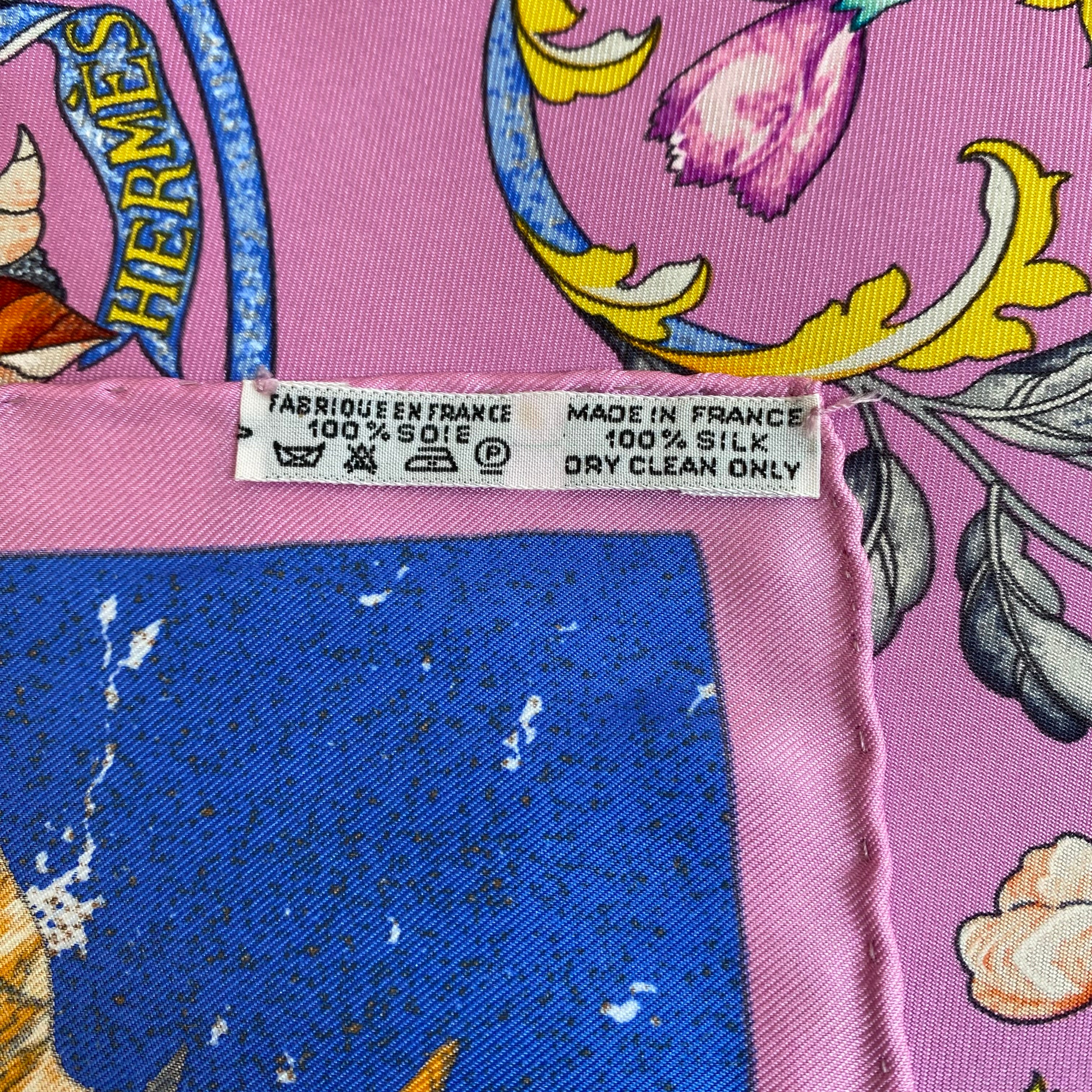 Brand New Boxed Hermès Pierres d’Orient et d’Occident Silk Scarf