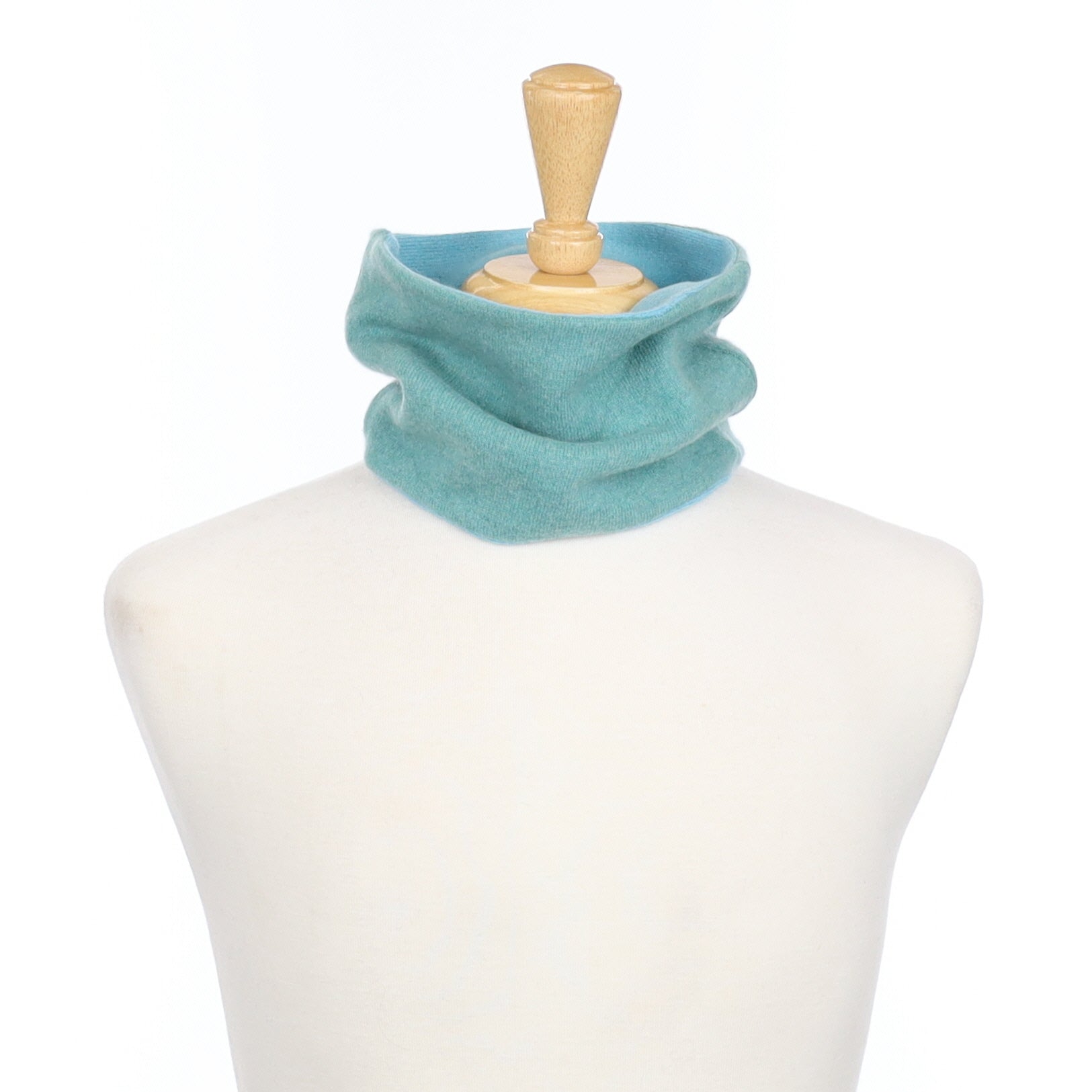 Sea Foam Green and Aqua Neck Warmer