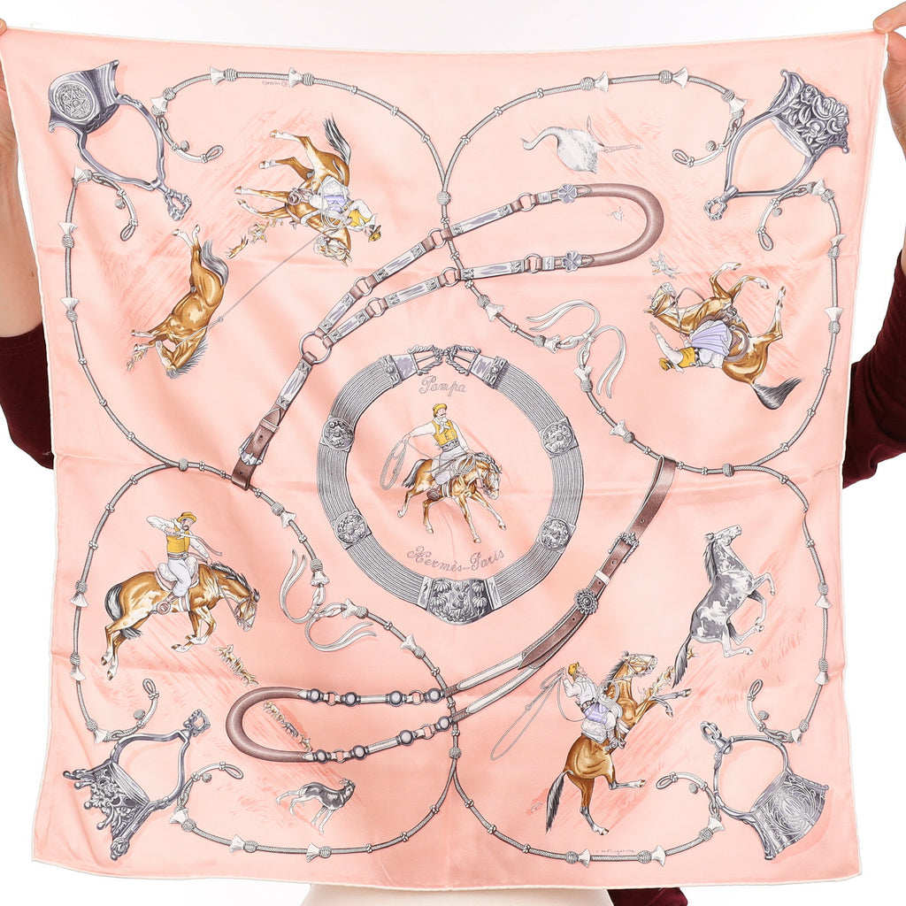Hermès Pampa 70 Silk Scarf Quite Rare