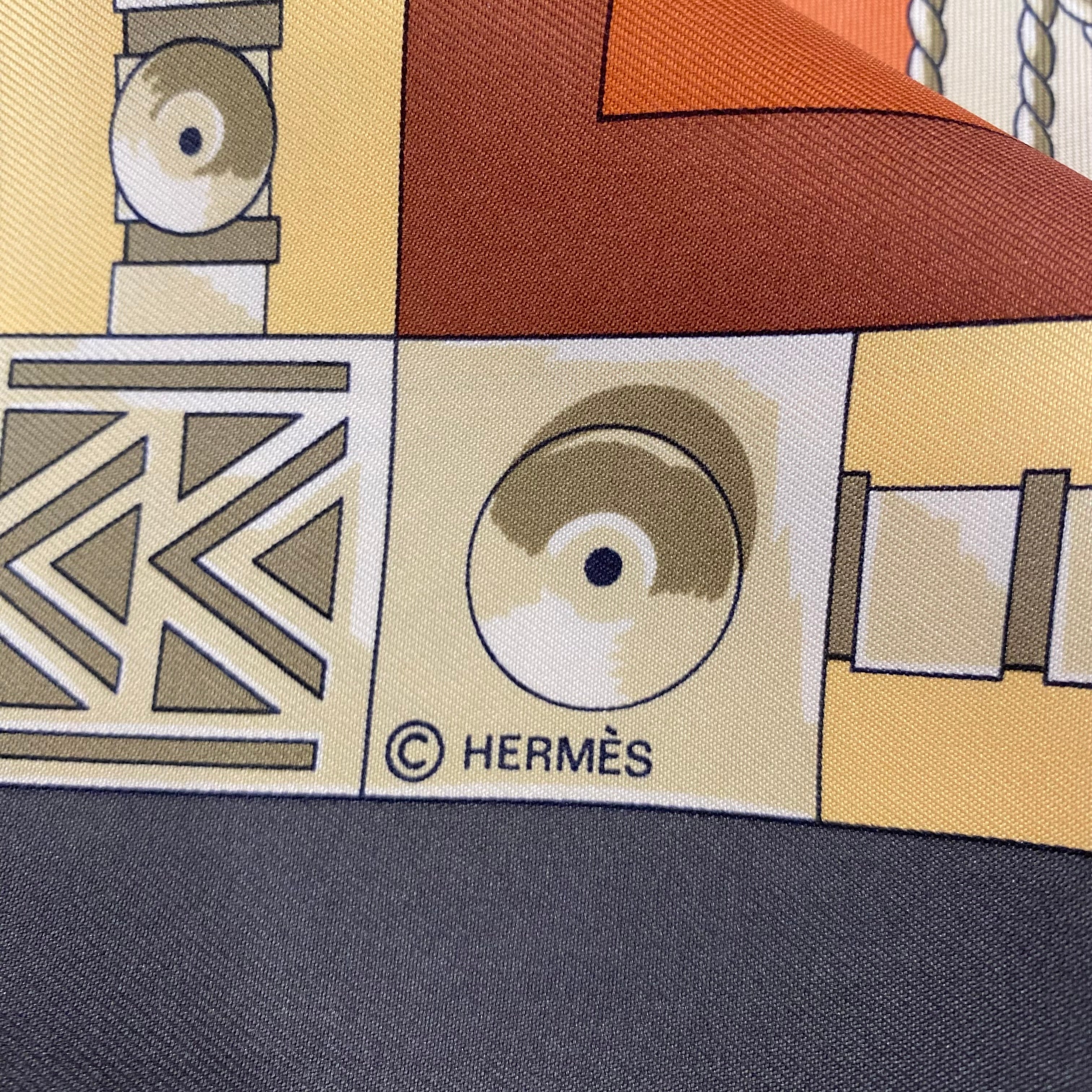Hermès Cuillers D’ Afrique Silk Scarf Quite Rare