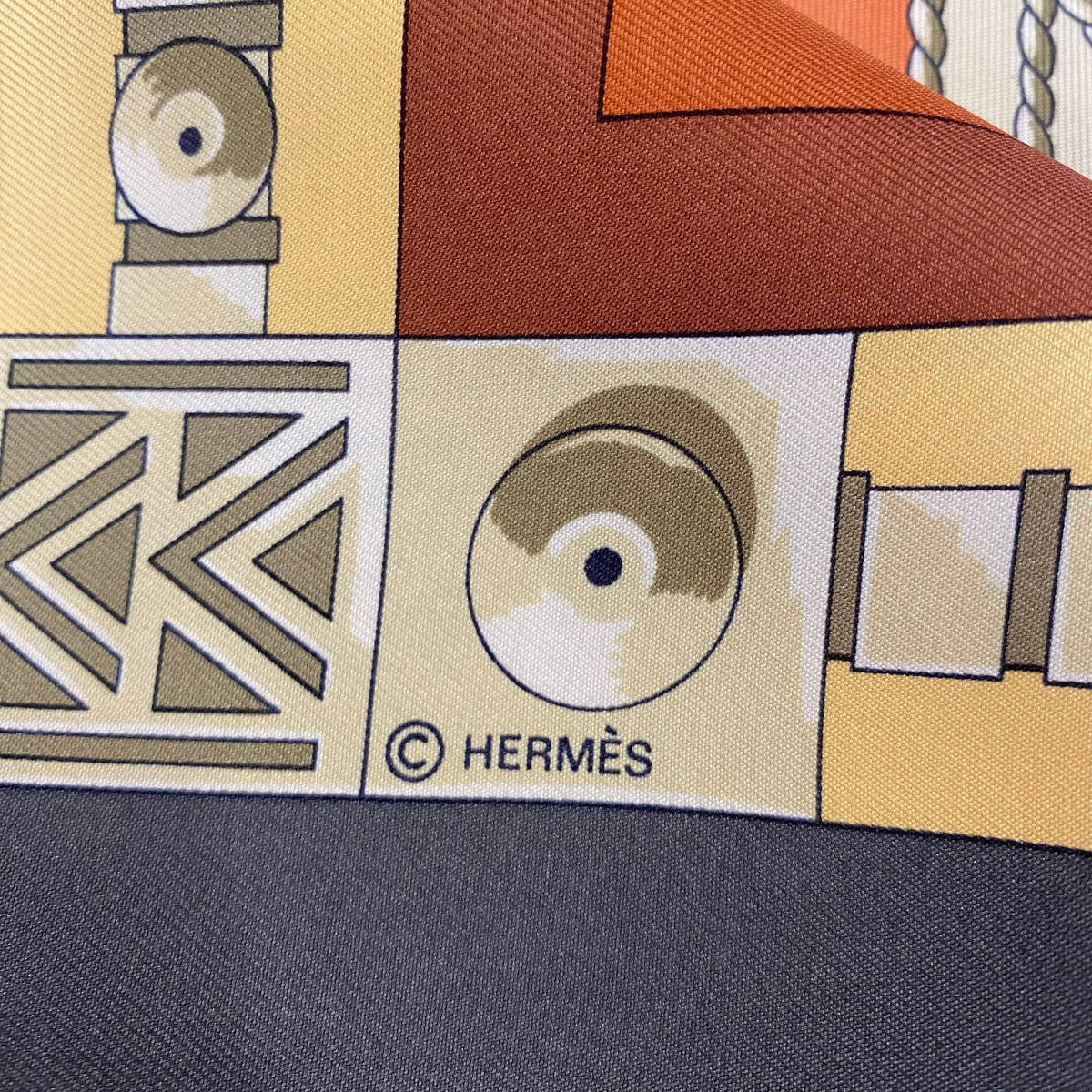 Hermès Cuillers D’ Afrique Silk Scarf Quite Rare