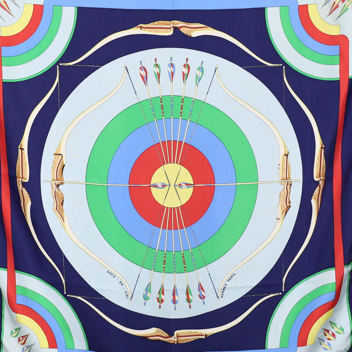 Hermès Arcs en Ciel Silk Scarf