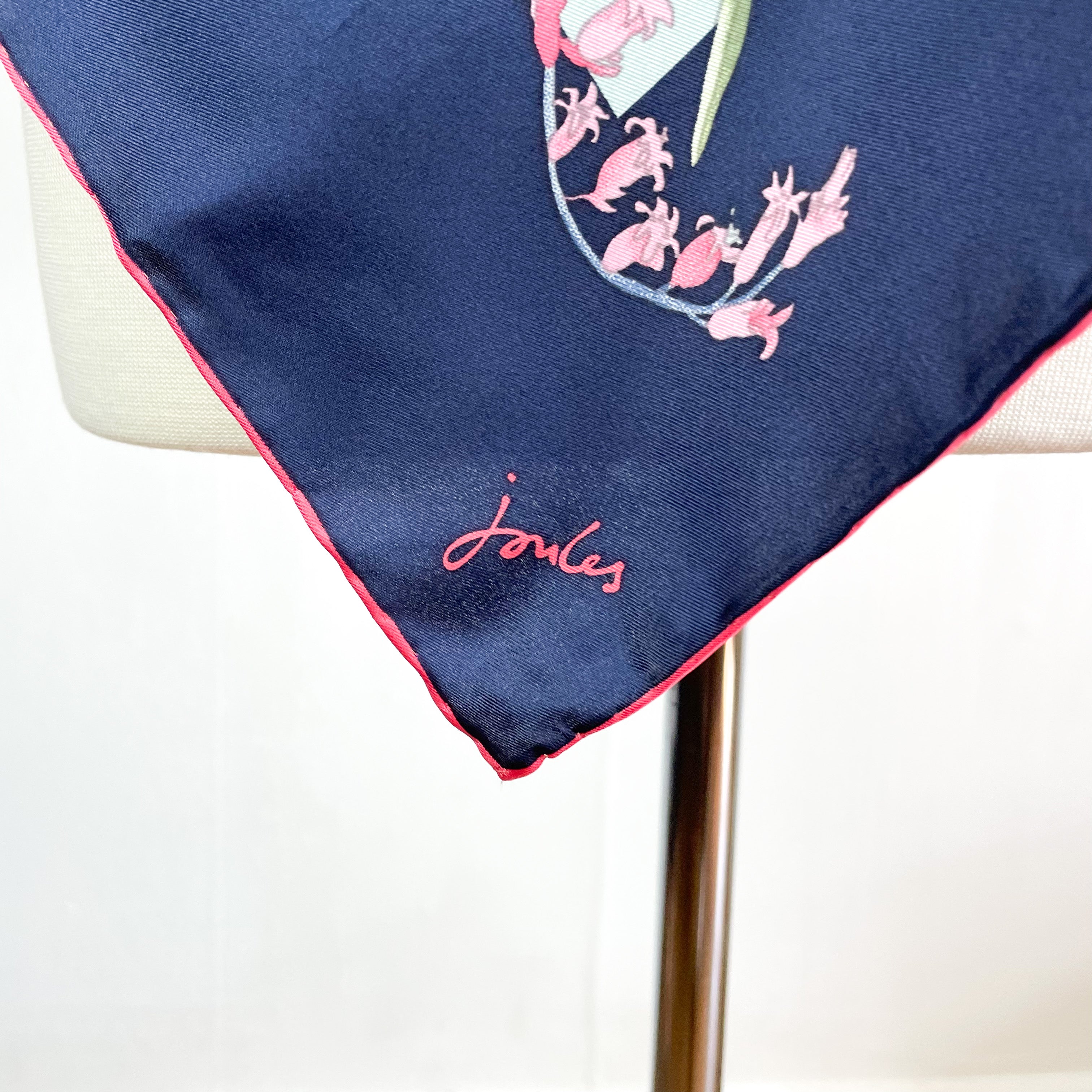 Brand New Joules Floral Silk Scarf