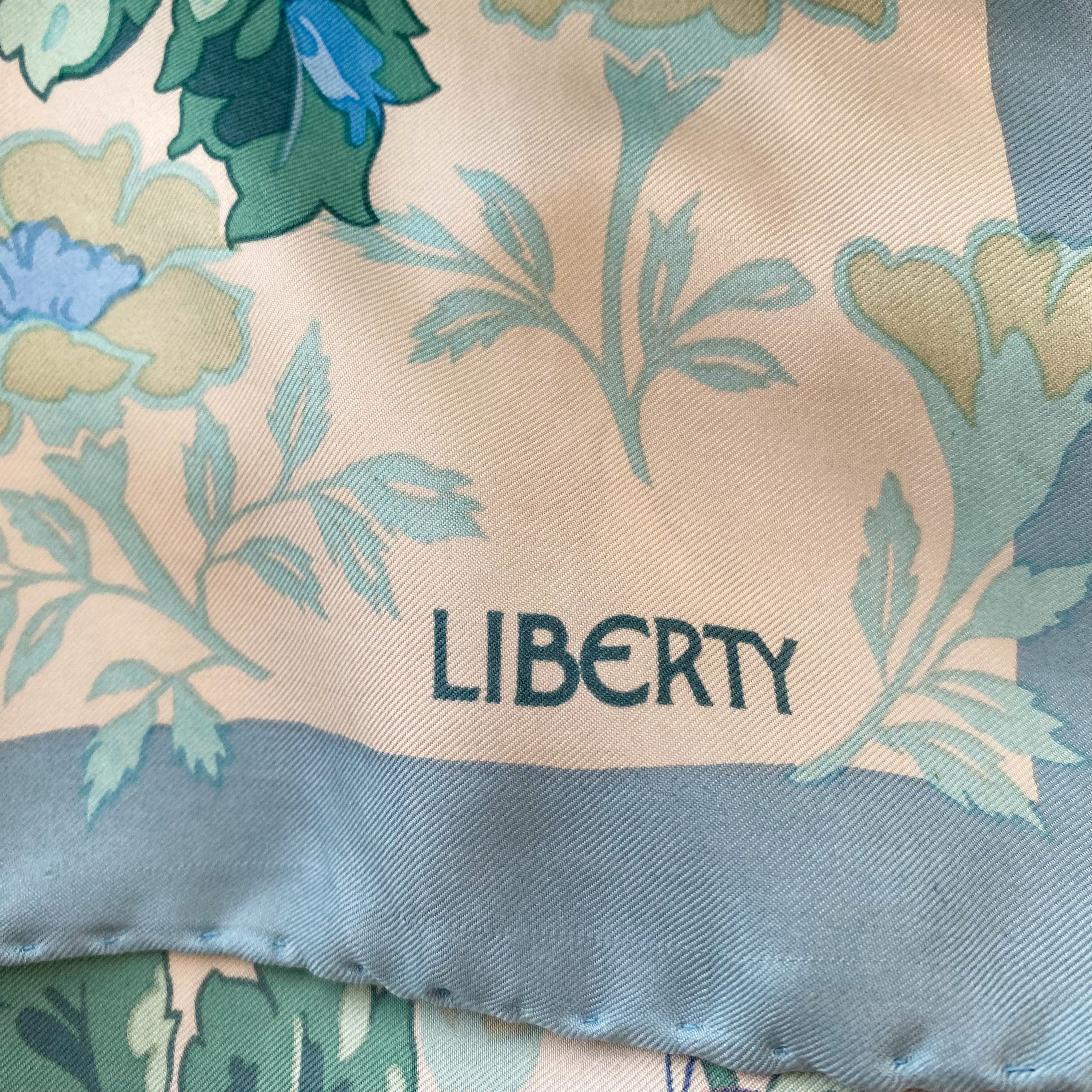 Liberty Floral Vintage Silk Scarf