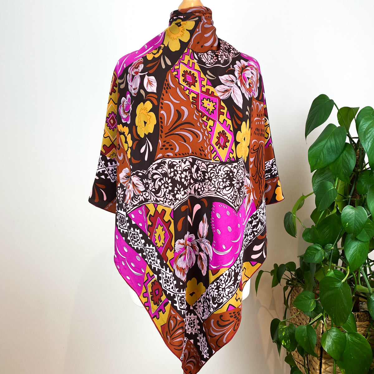 Christian Fischbacher Vintage Silk Scarf
