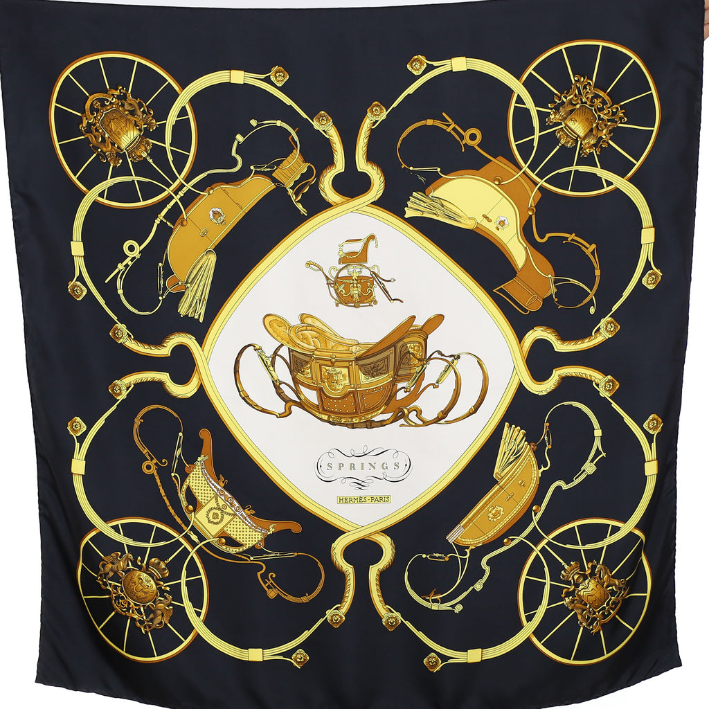Hermès Springs Silk Scarf