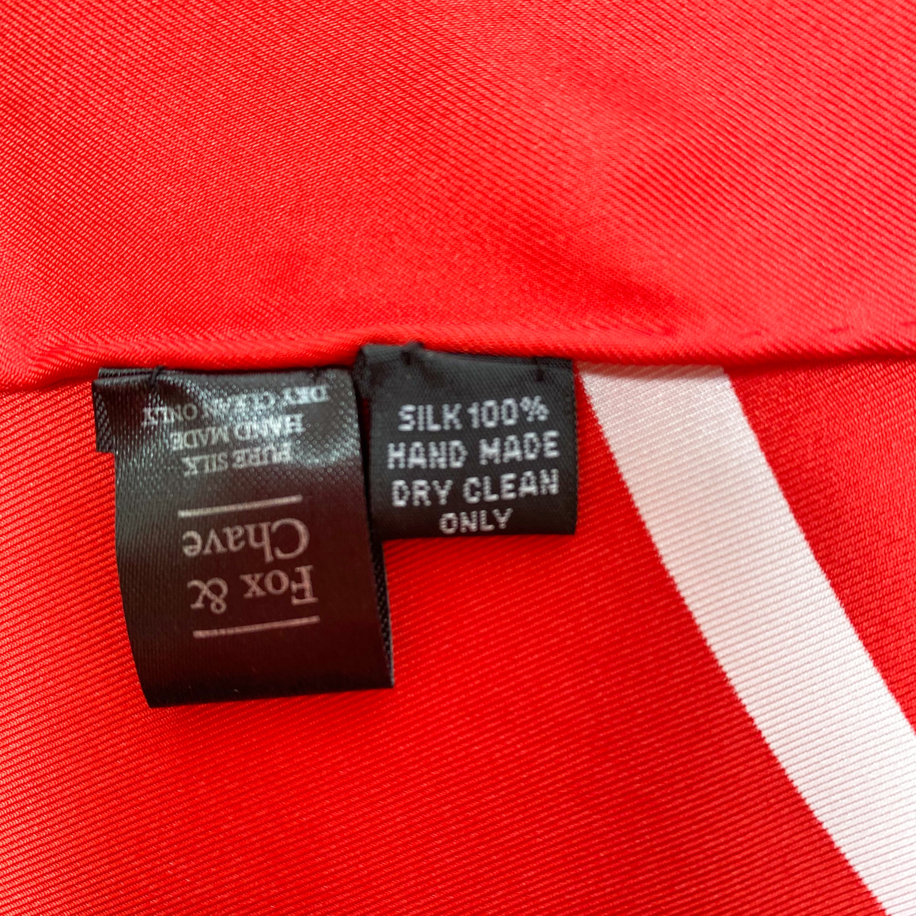 Fox & Chave Abstract Silk Scarf