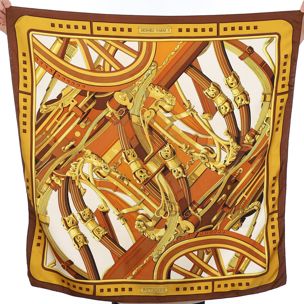 Hermès Rythmes Silk Scarf